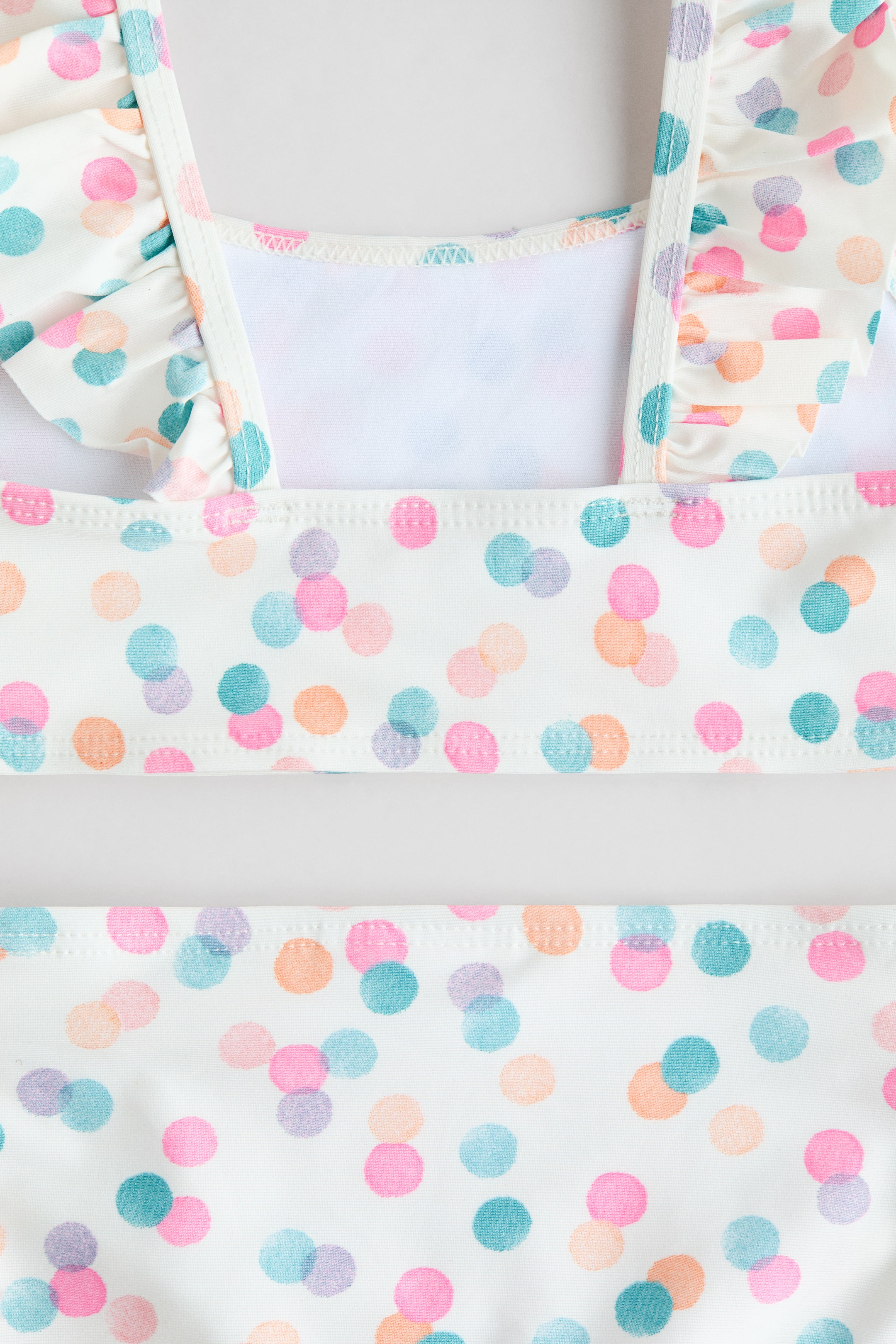Two-Piece Swimsuit with Flounces