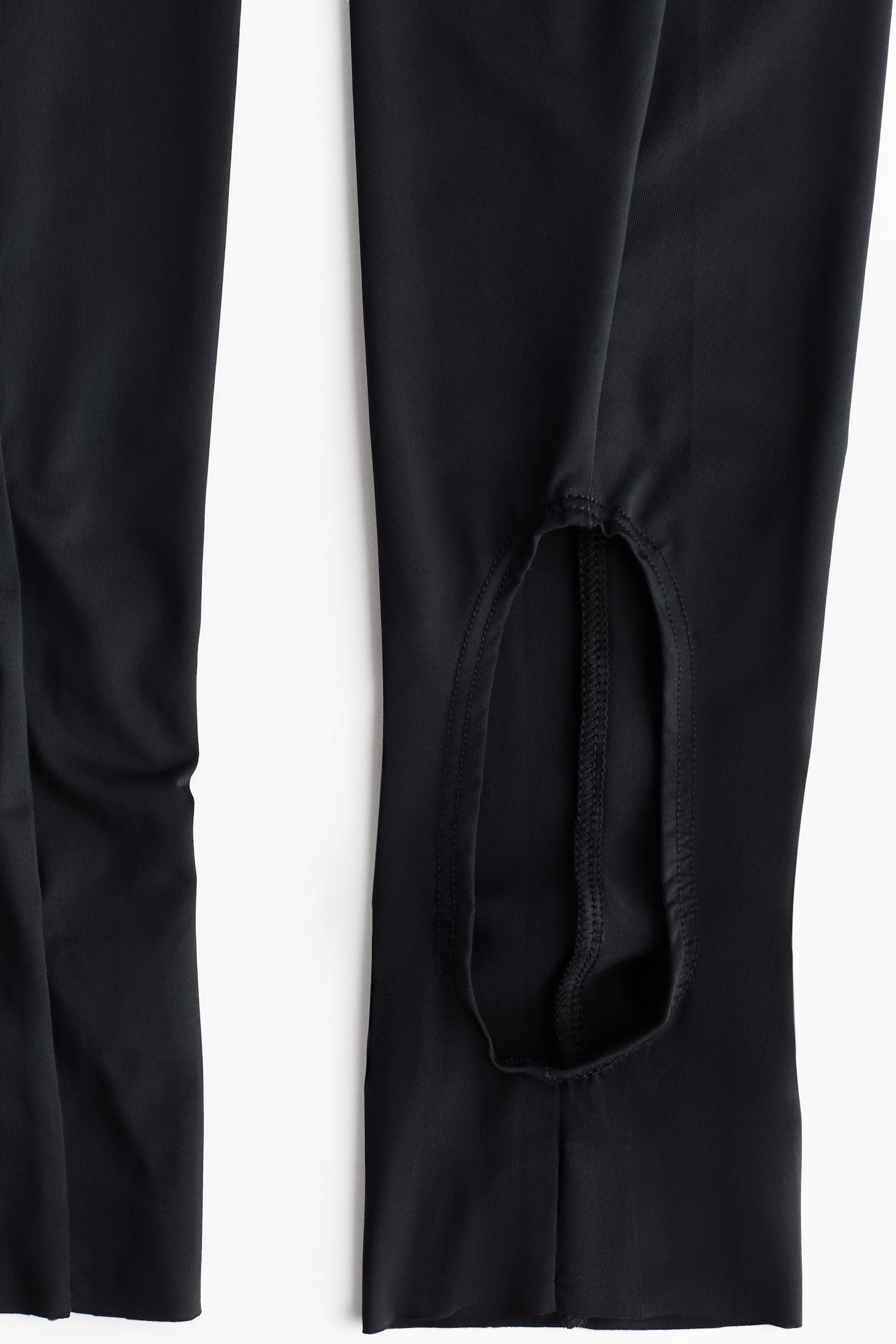 Draped-panel leggings - Black - 4