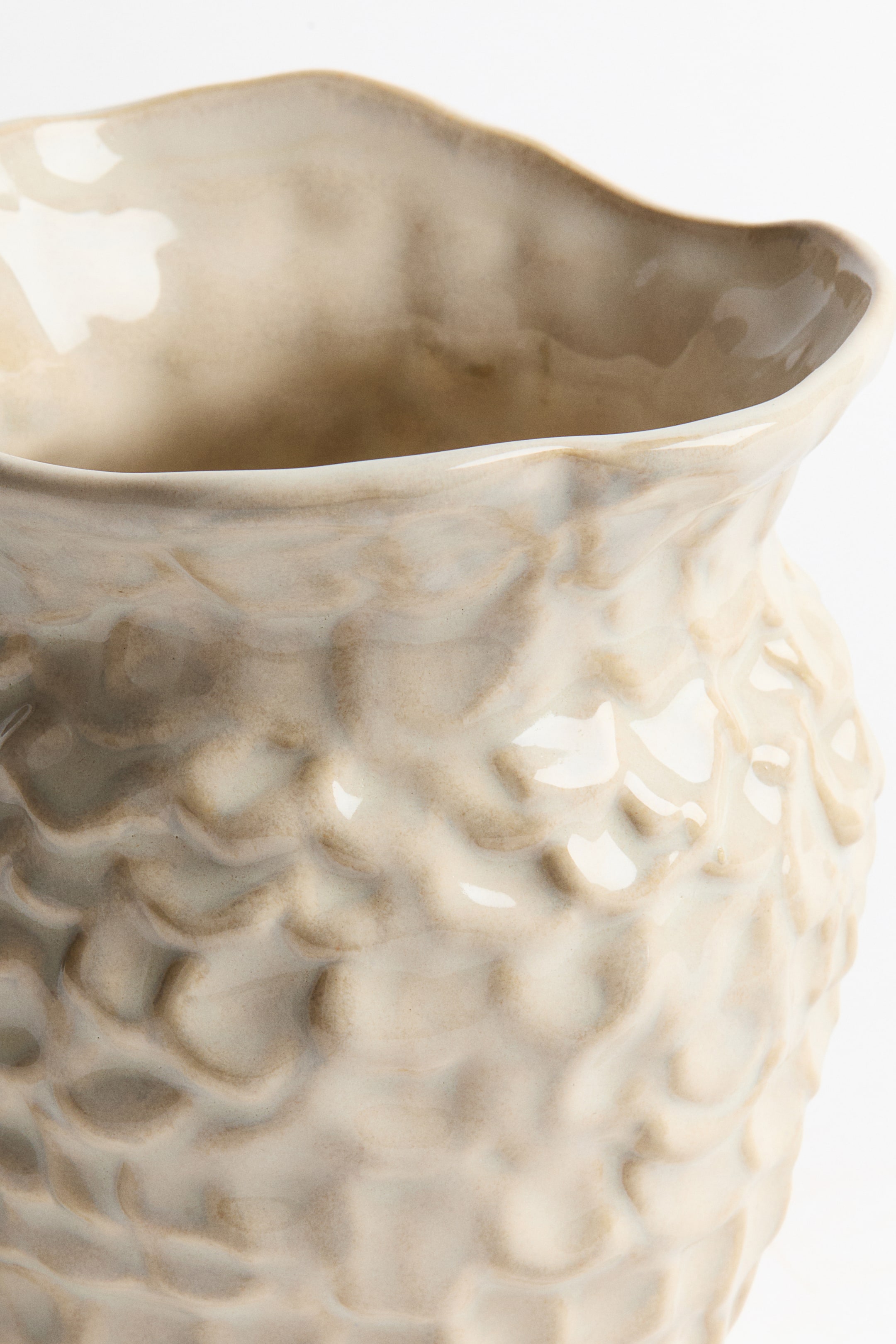 Small Ocean-Inspired Stoneware Vase