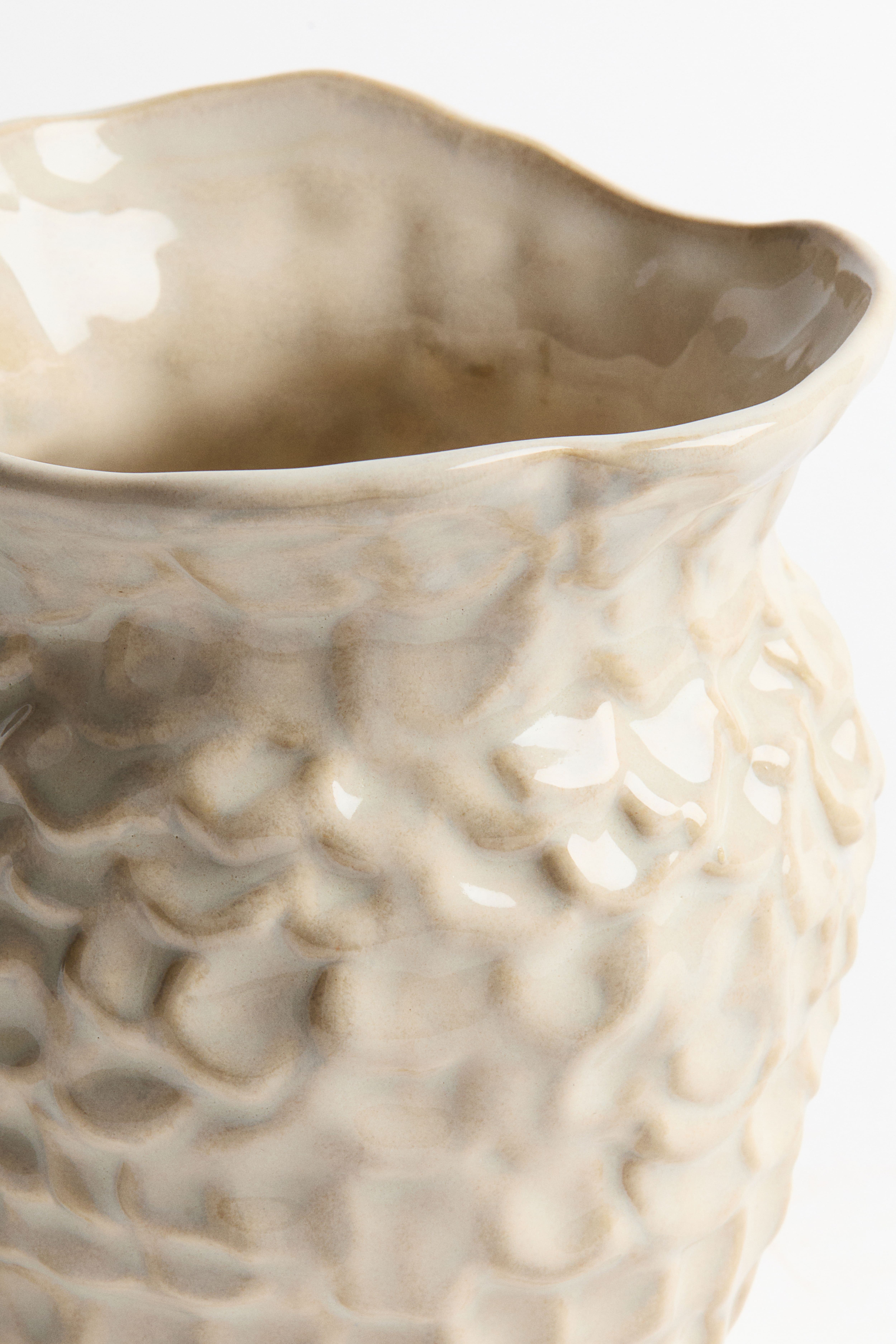 Small Ocean-Inspired Stoneware Vase