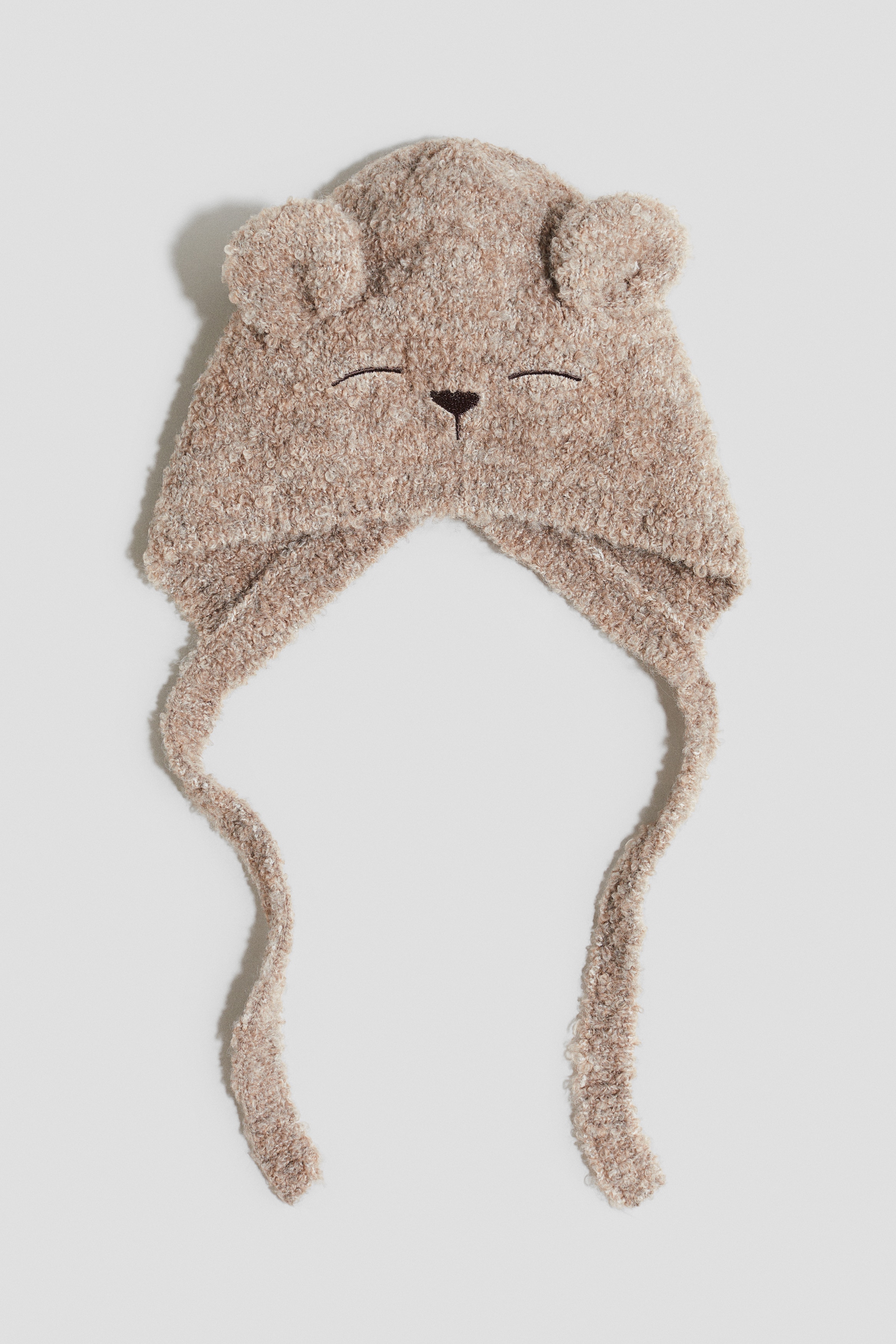 H & M - ブークレニットボンネット - ベージュ H & M - ブークレニットボンネット - ベージュ