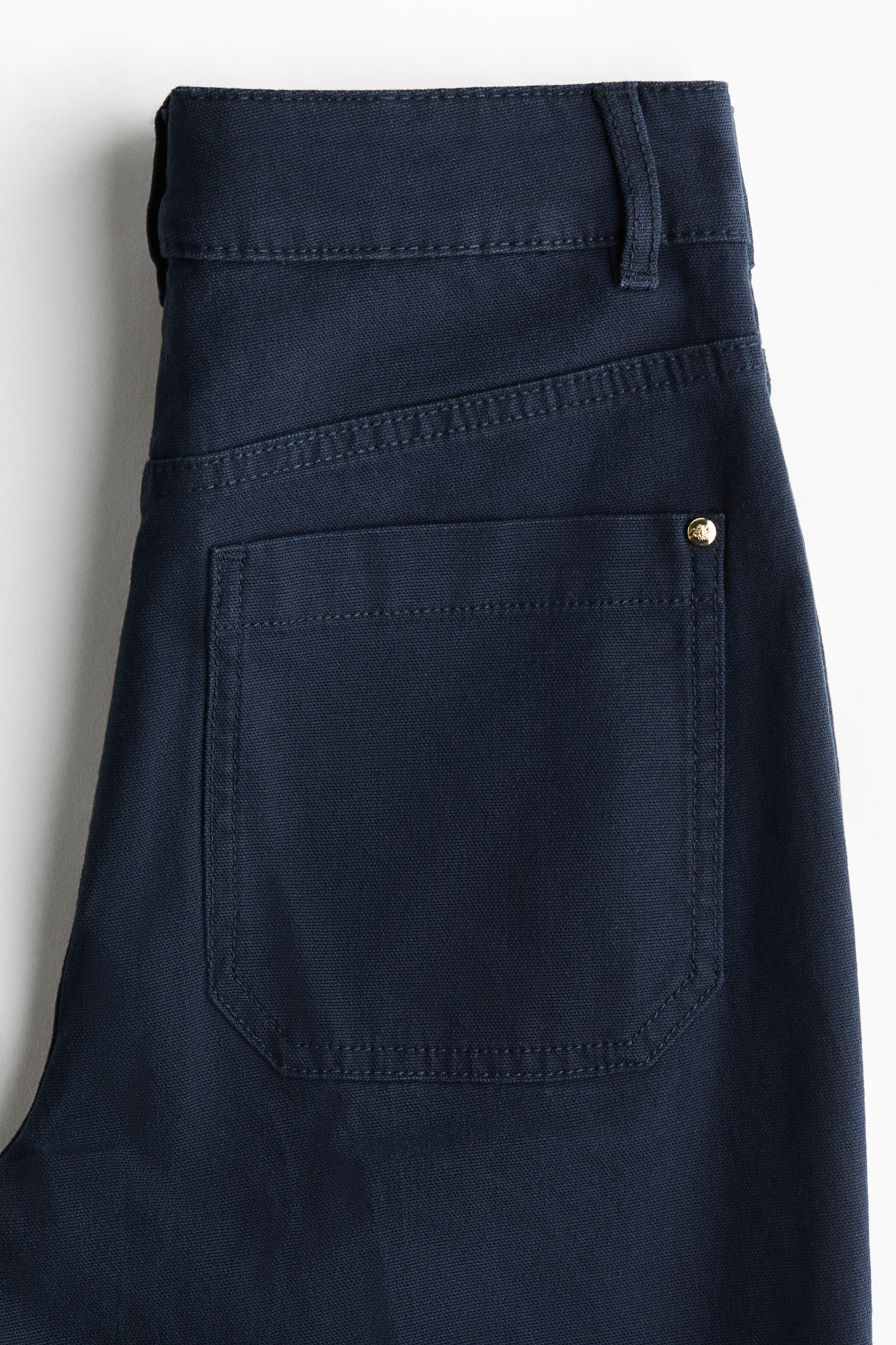 Pantalon évasé en toile