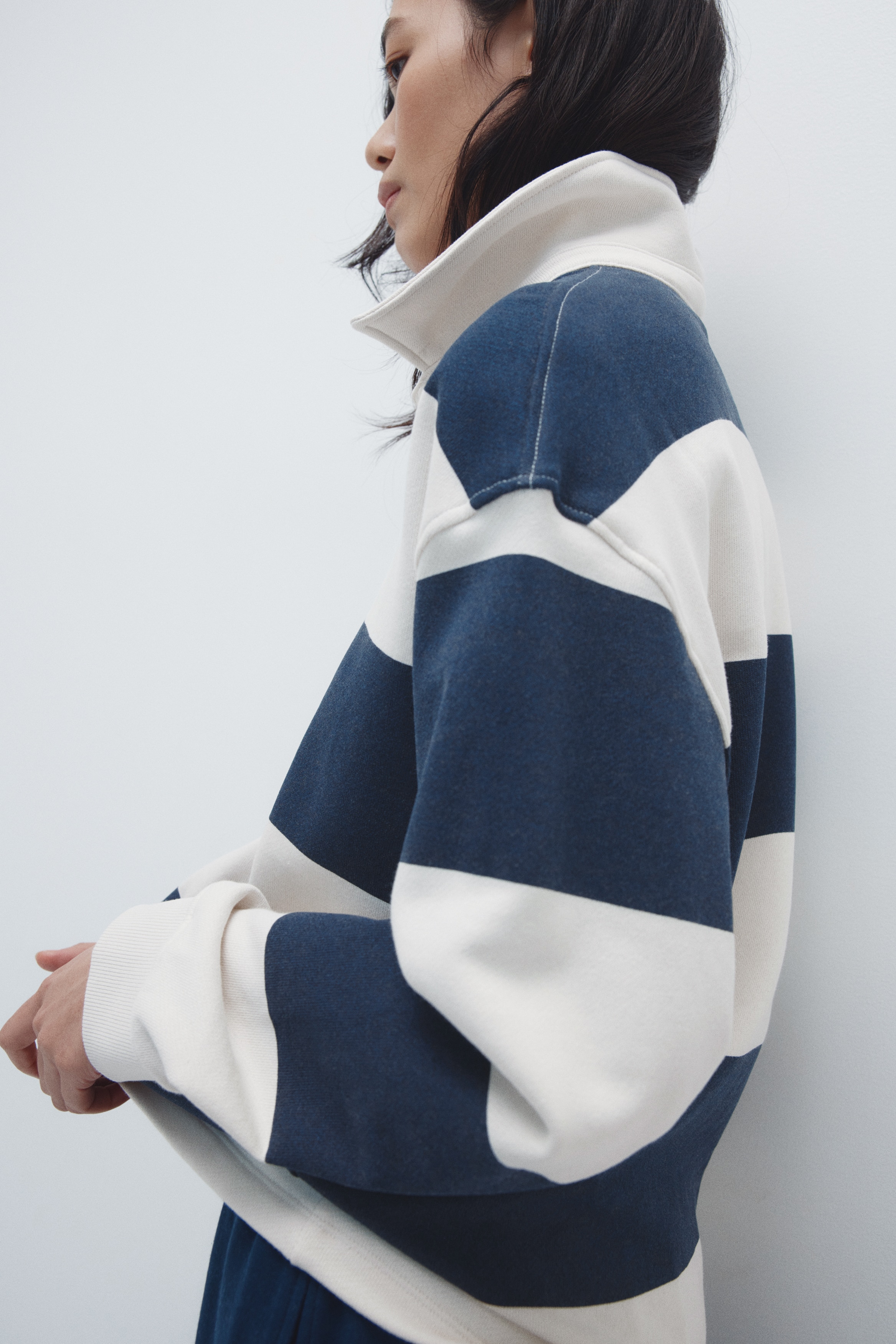 Oversized rugby shirt