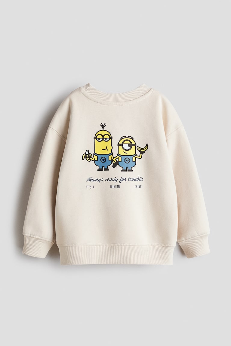 Conjunto estampado de piezas en tejido sudadera