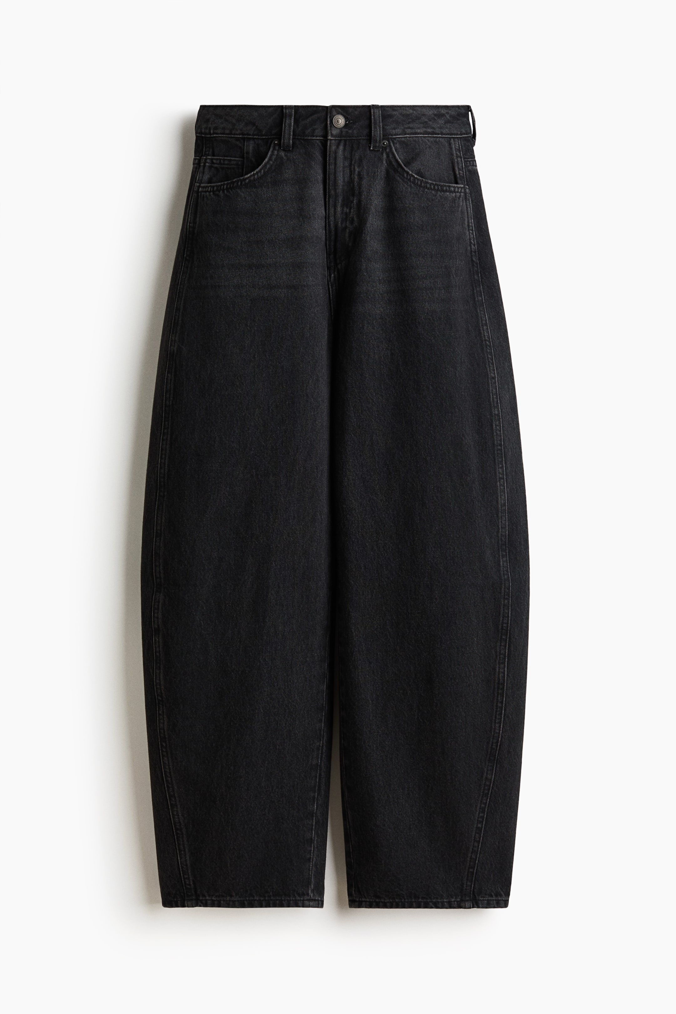 Barrel-Leg High-Waist Jeans