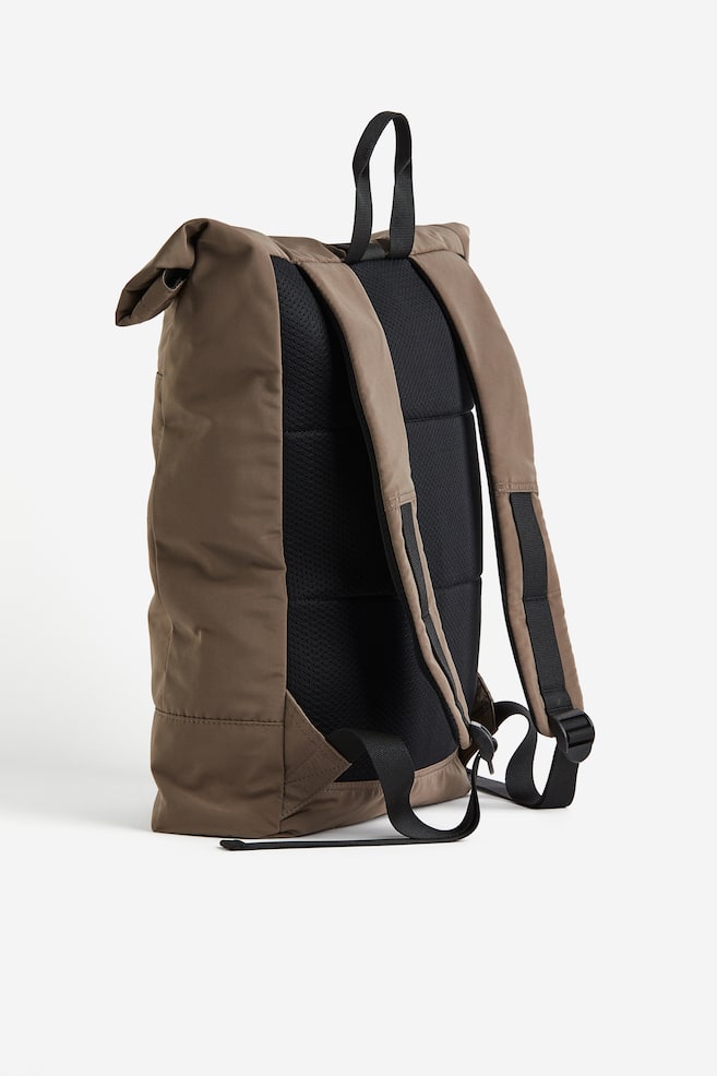 Water-repellent sports backpack - Dark beige/Black - 2