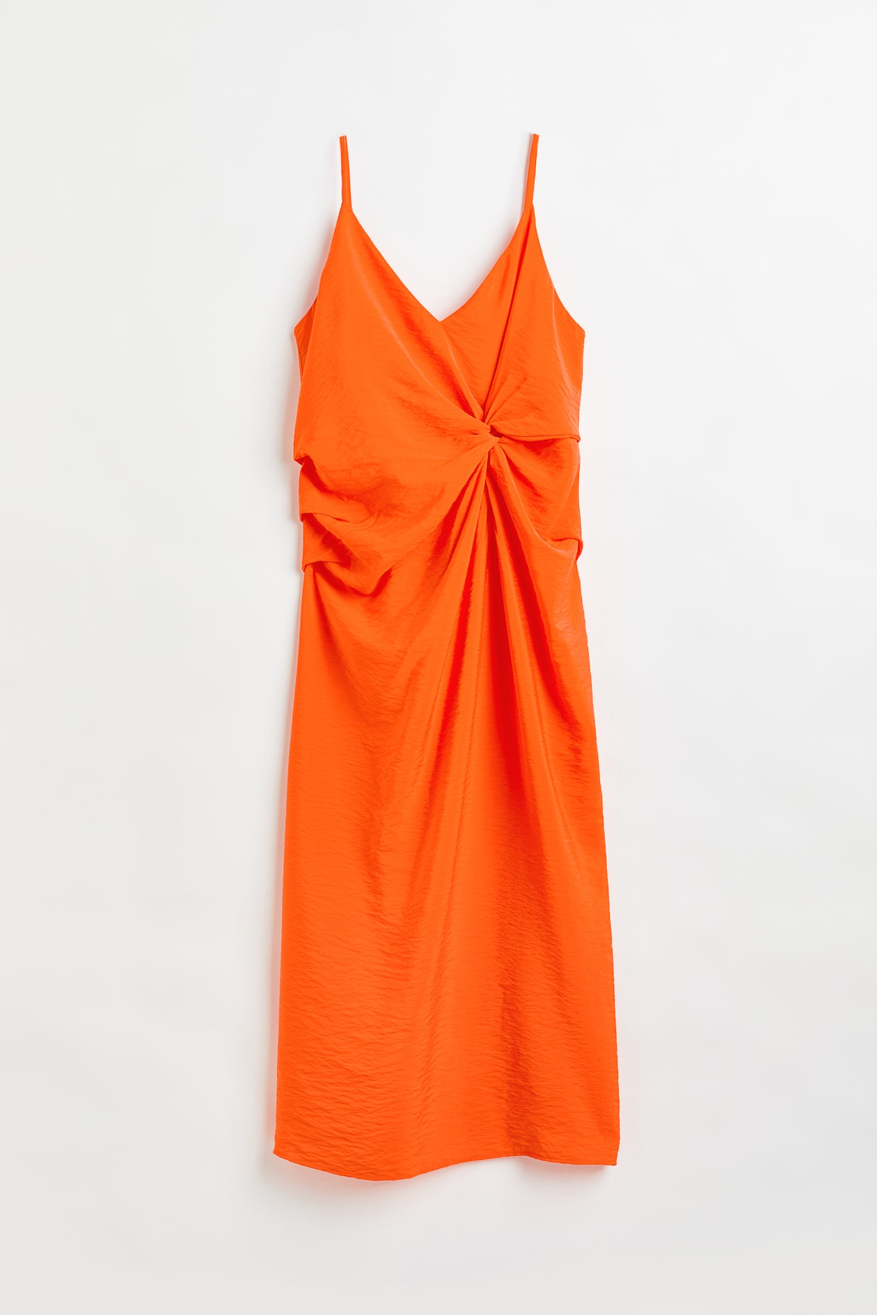 Women's Orange Knot-detail Dress | H&M PH