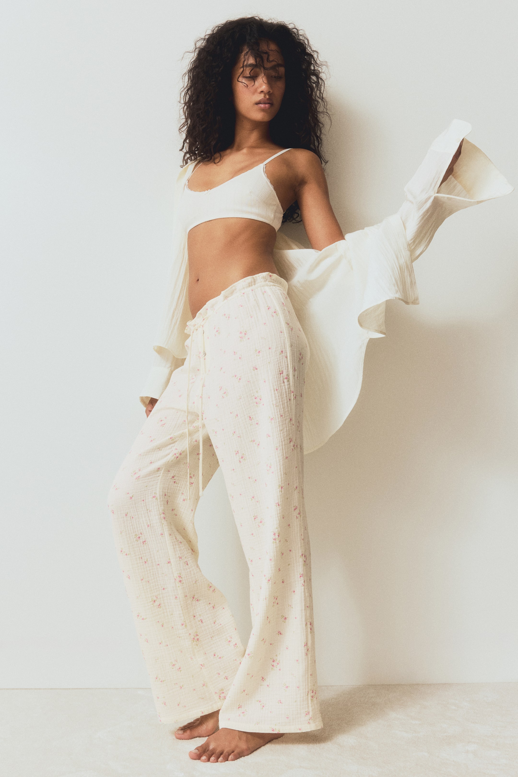 Pantalon de pyjama en mousseline