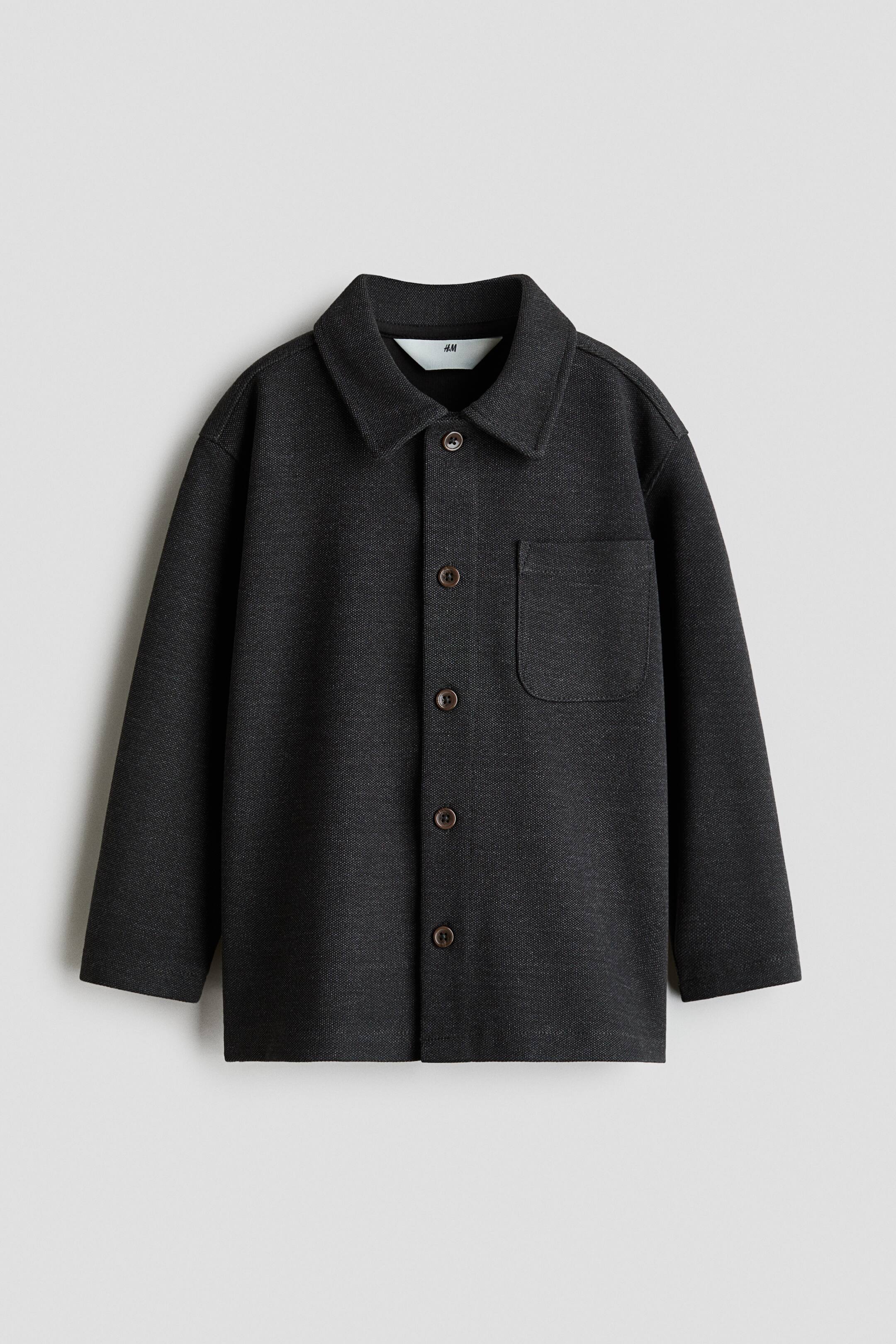 View larger image: Jersey overshirt - Dark grey - Kids | H&M 1