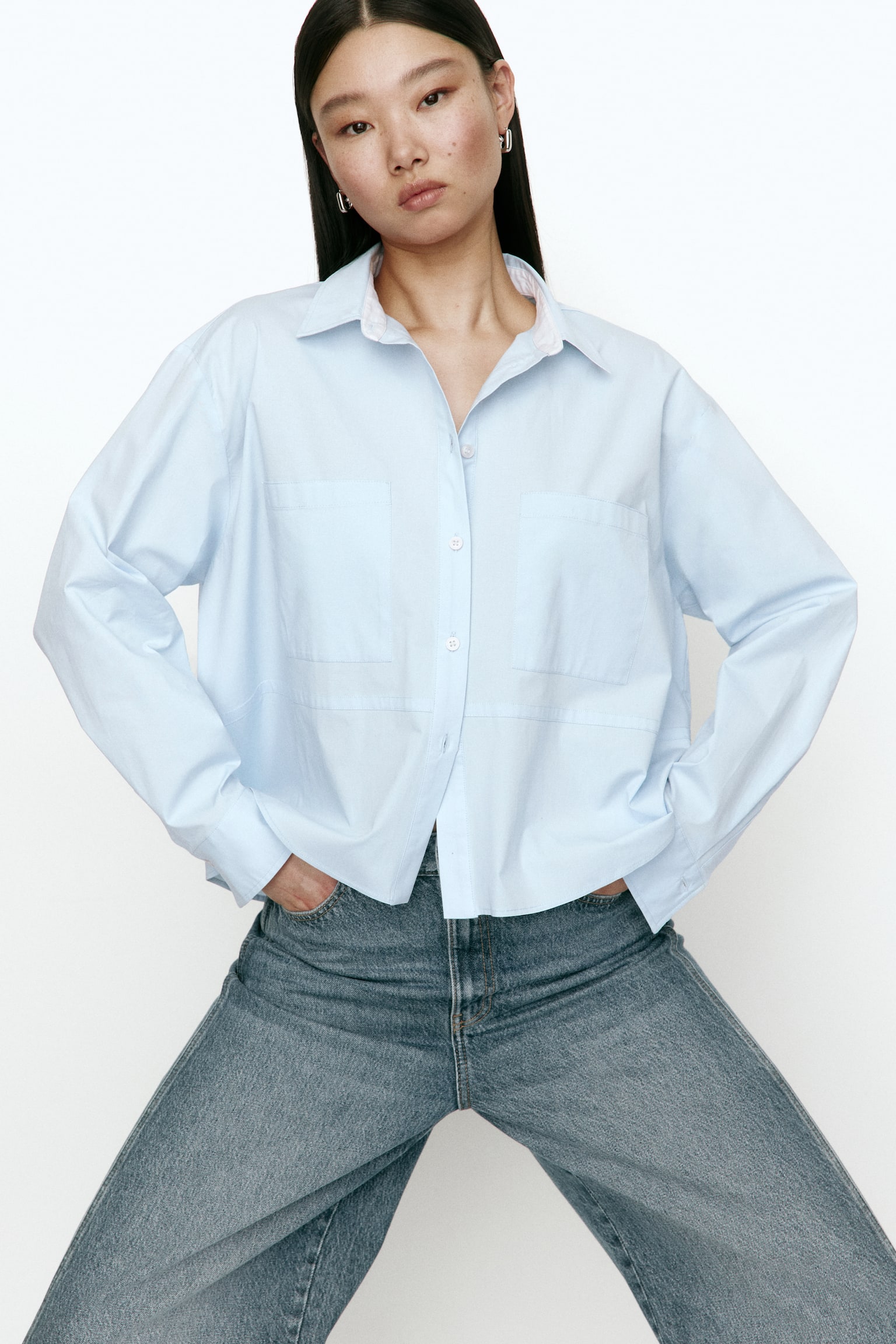 Relaxed-fit cotton shirt - 1