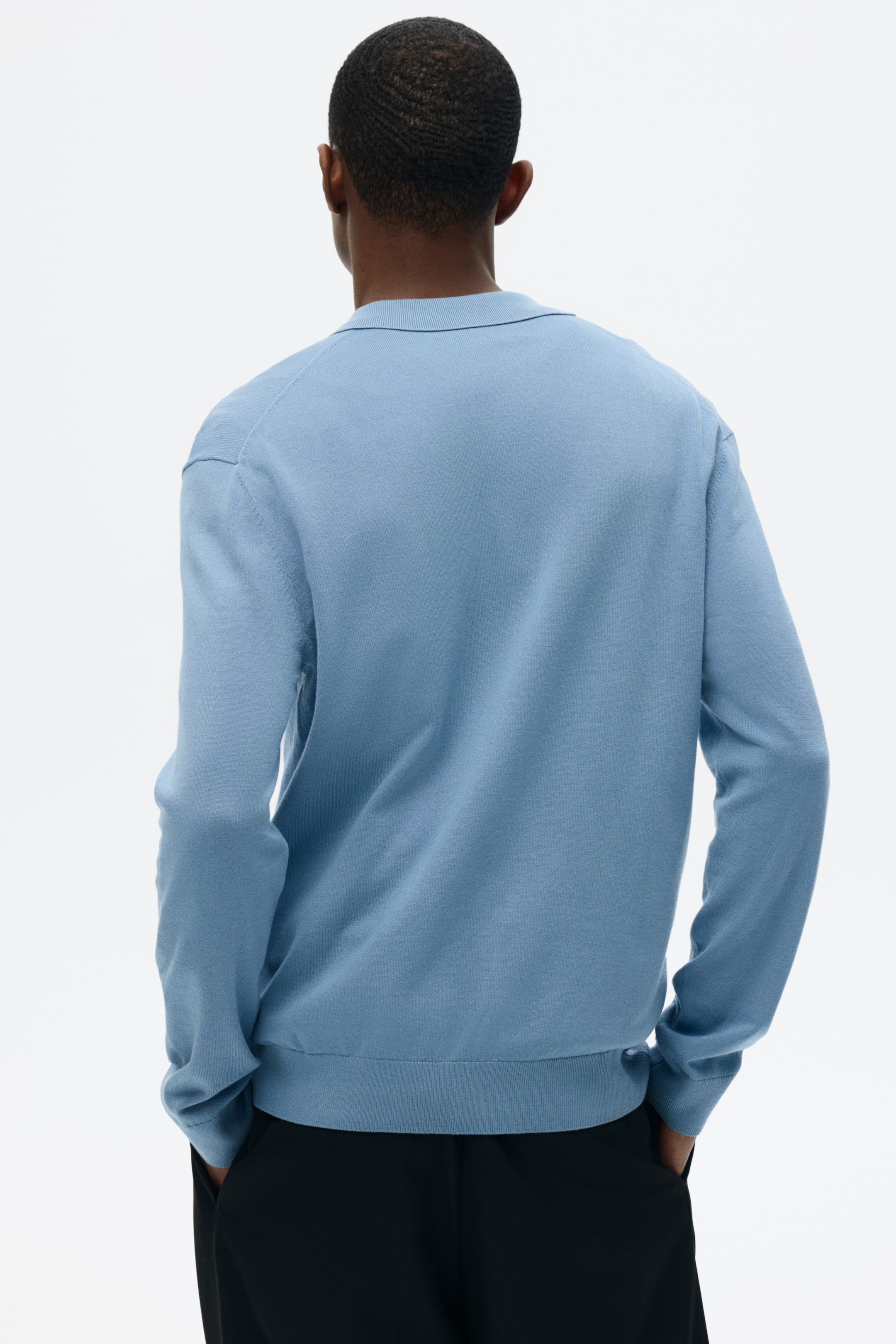 Regular-Fit Fine-Knit Polo Shirt