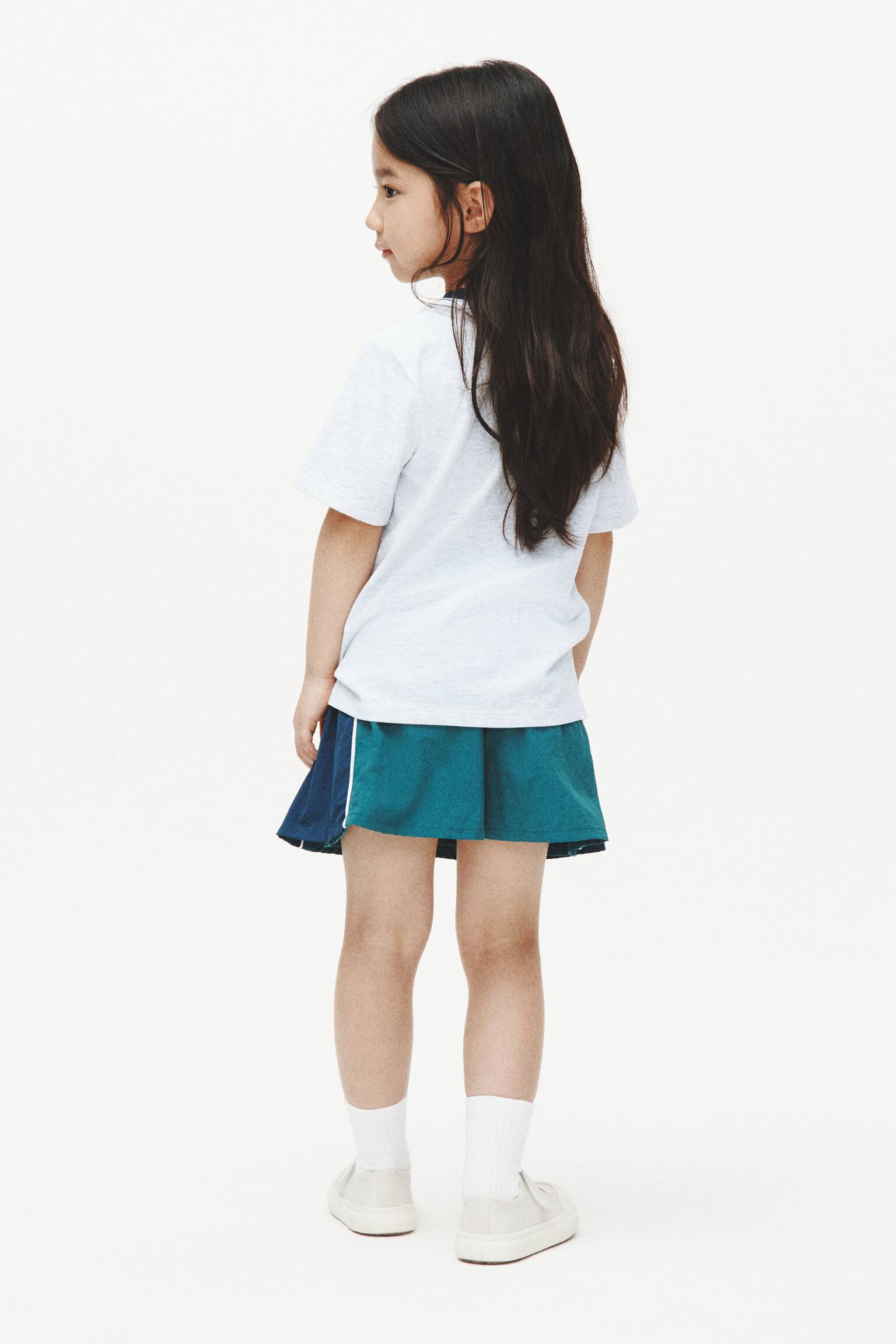 ルーズフィット プリントTシャツ-ライトグレーメランジ／Kodak - 5