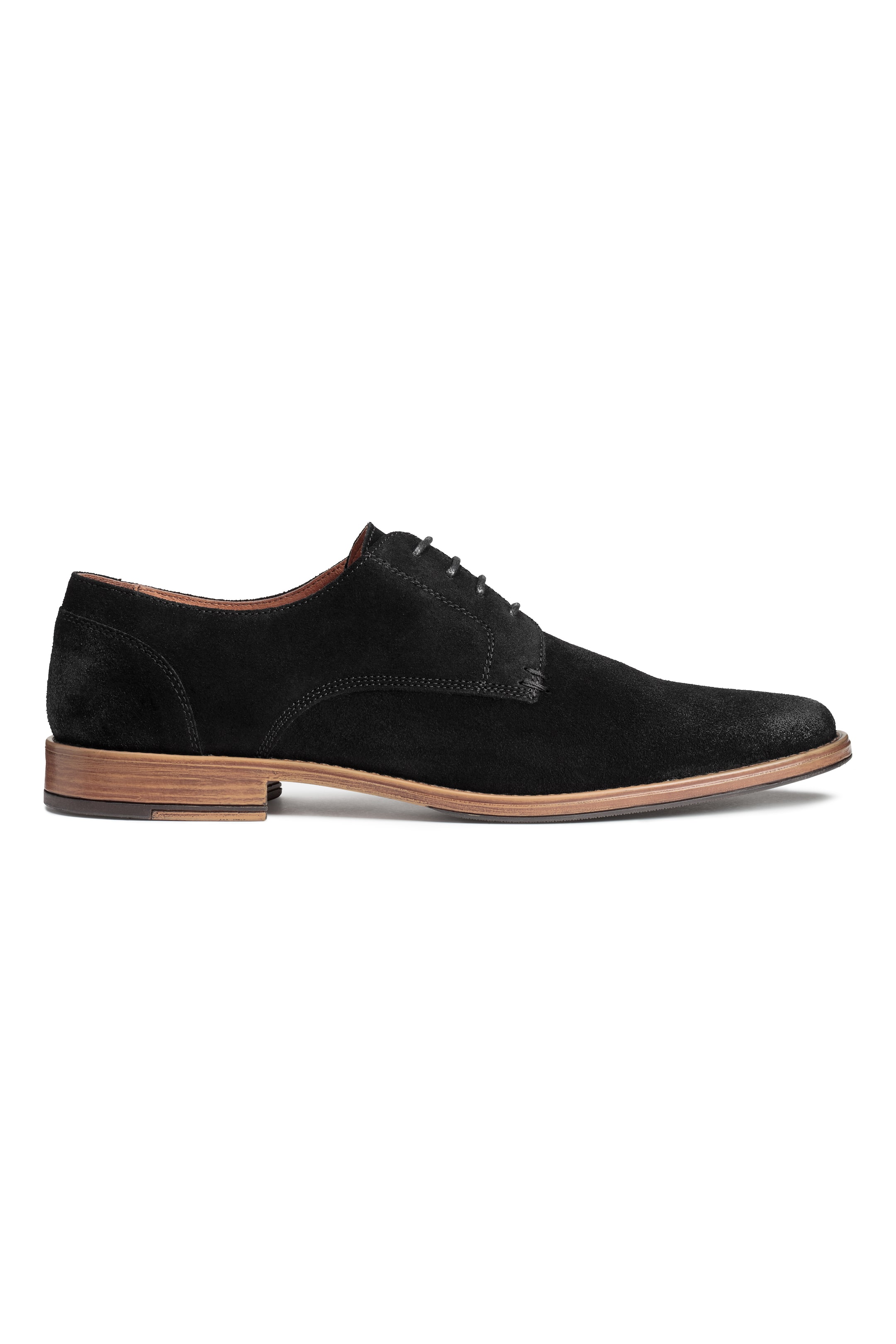 View larger image: Suede Derby shoes - Black - Men | H&M GB 1
