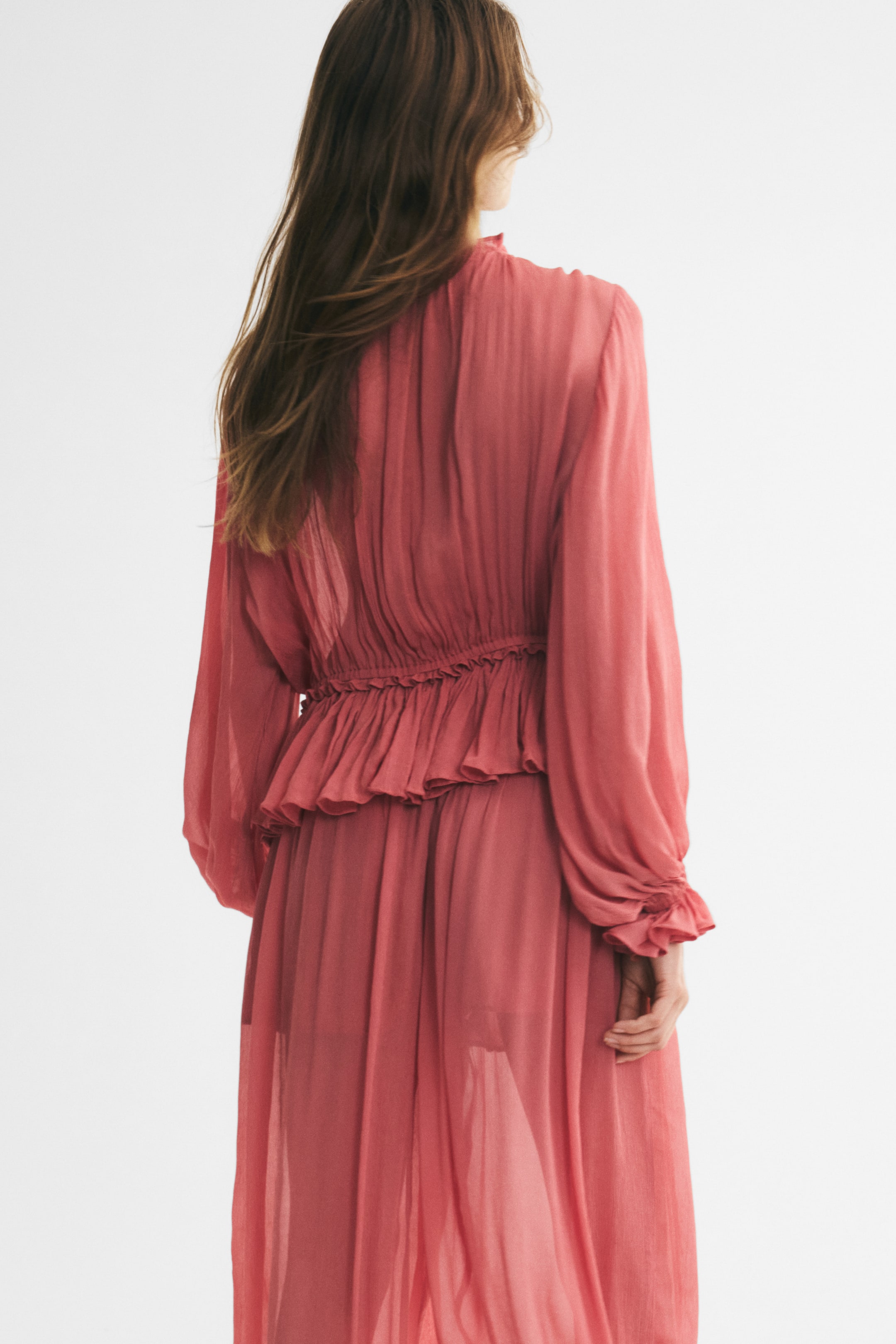 Crinkled Viscose Pants