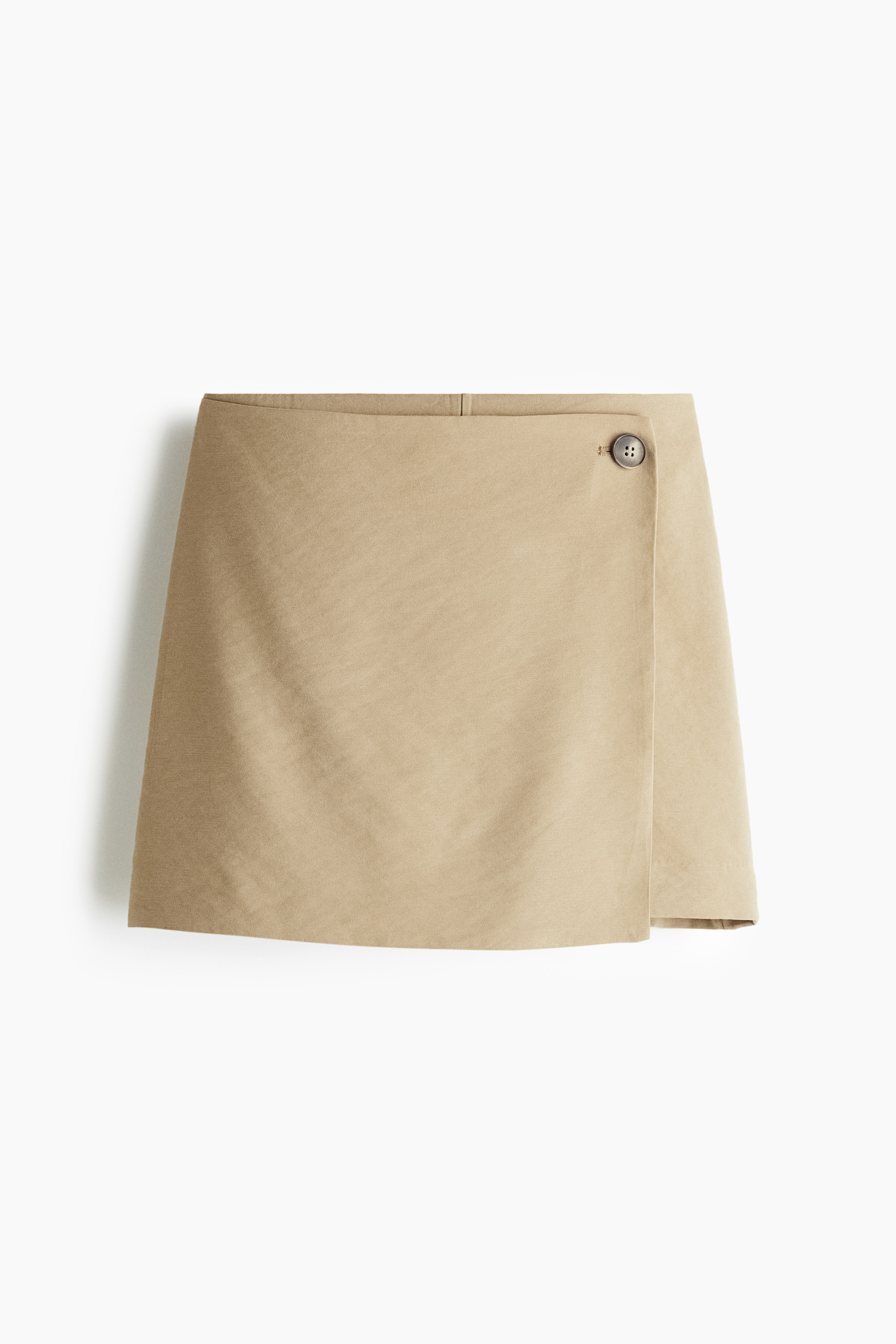 Skort met overslag - Beige/Roomwit/gestreept/Donkerbruin/Zwart