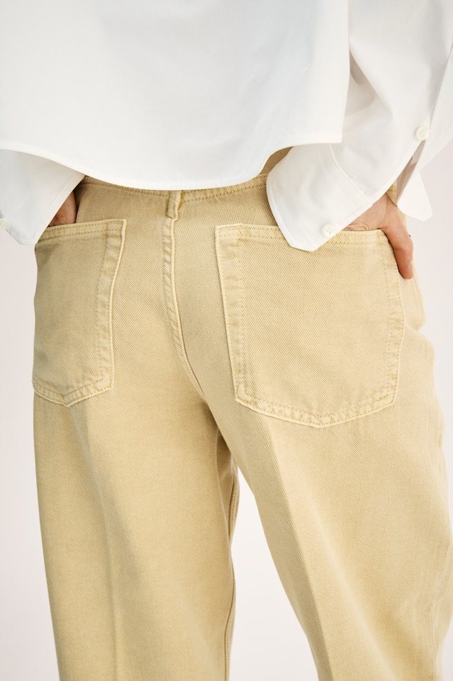 Barrel High Ankle Jeans-Amarillo - 5