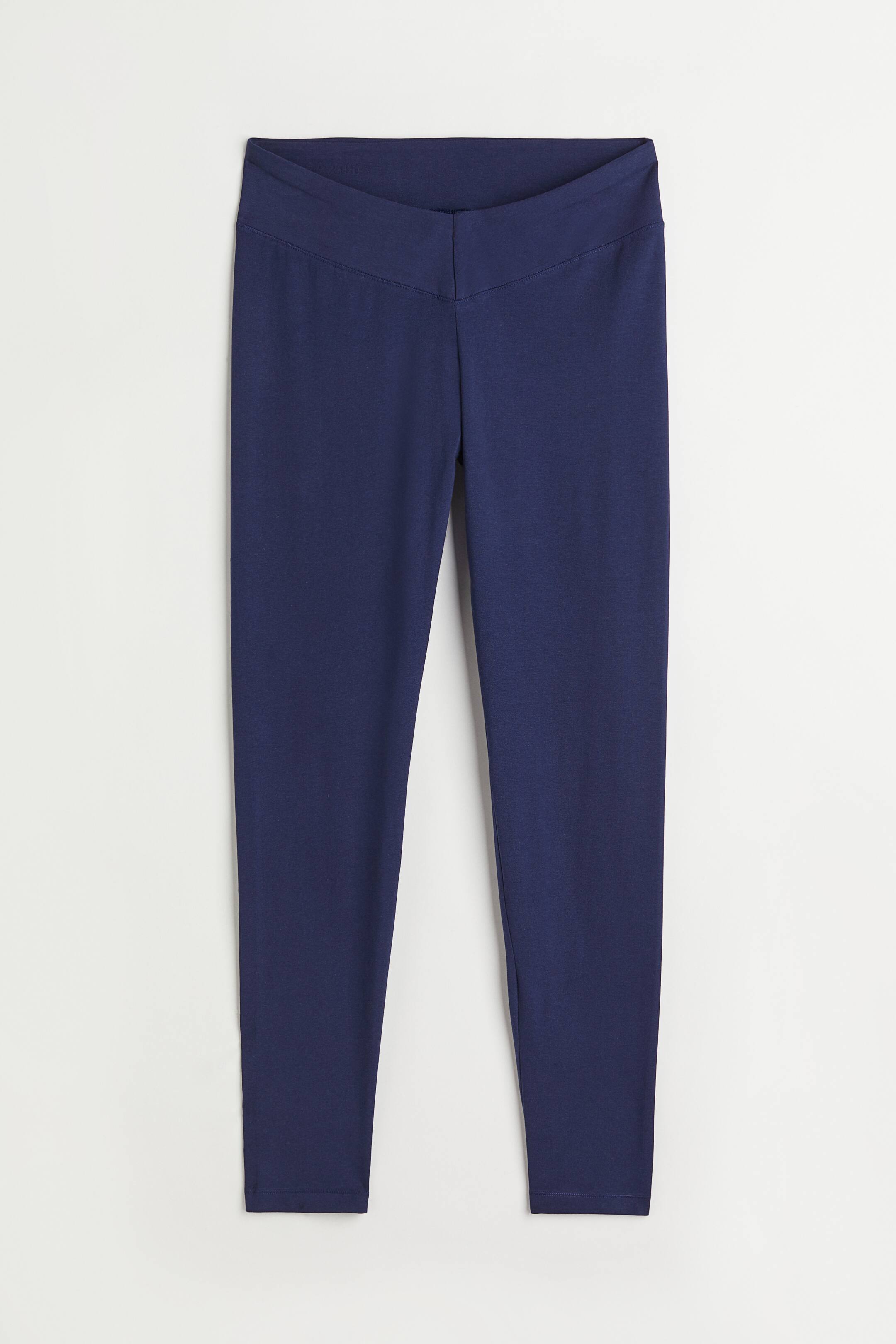 H&M+ Legging avec taille en V - Bleu foncé - FEMME | H&M CA