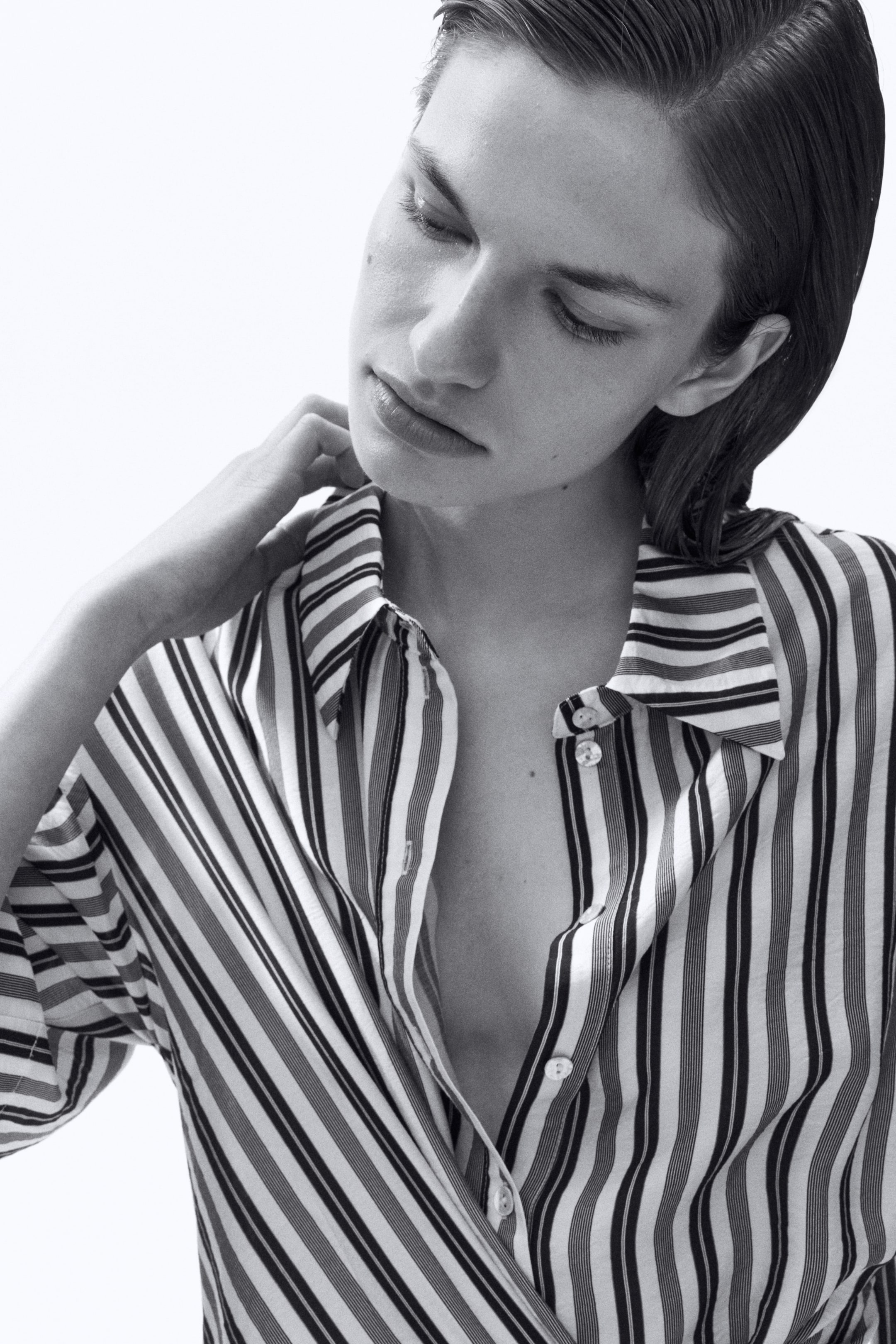 Женские платья H&M Tie-Detail Shirt Dress — фото 4