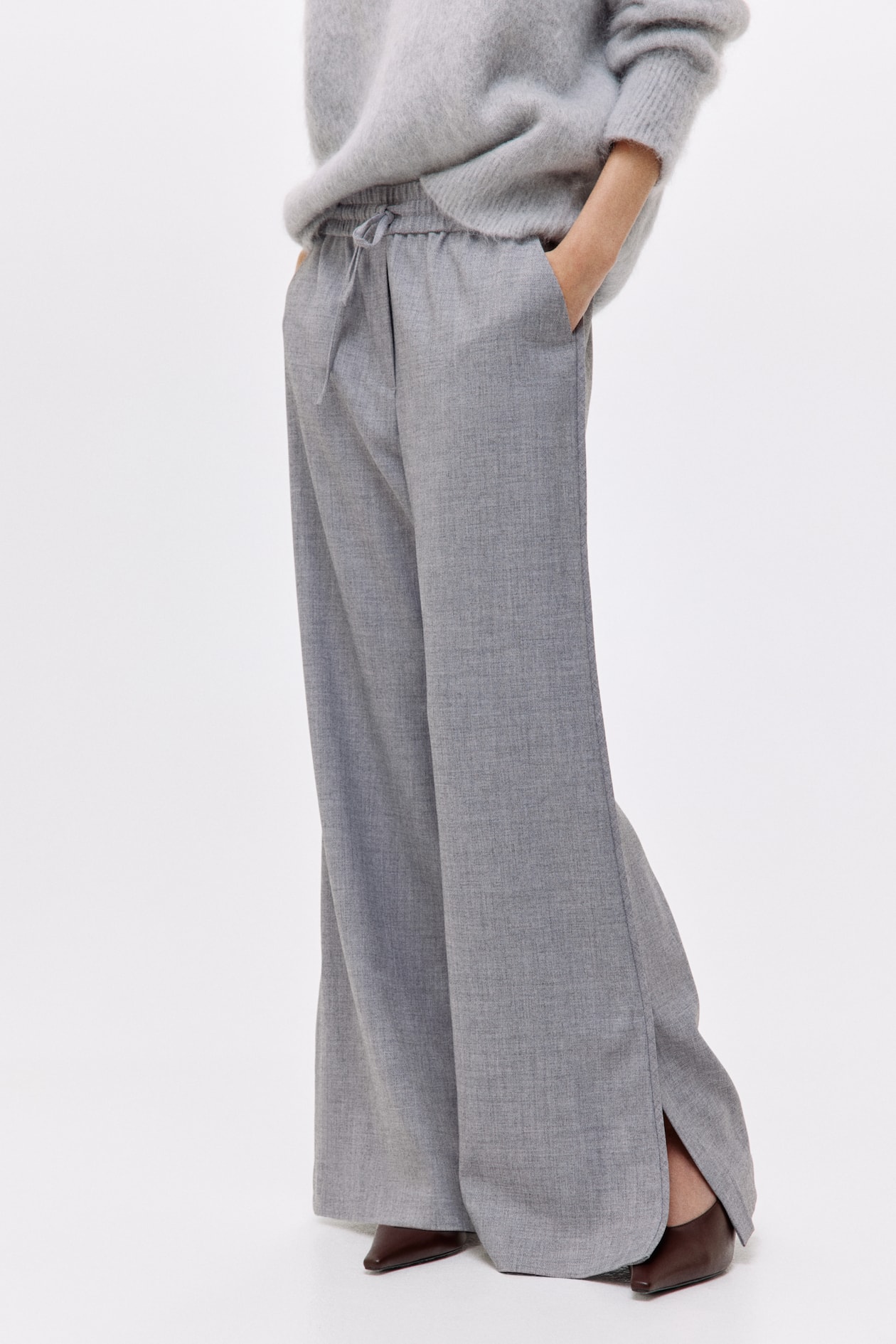 Flared Drawstring Pants - image 3