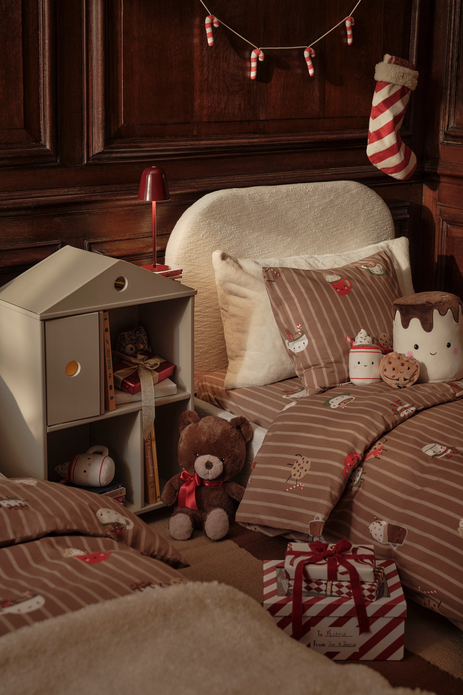 בובה רכה קטנה - חום/כריך גלידה/ורוד/מרשמלו/לבן/שוקו חם - 4