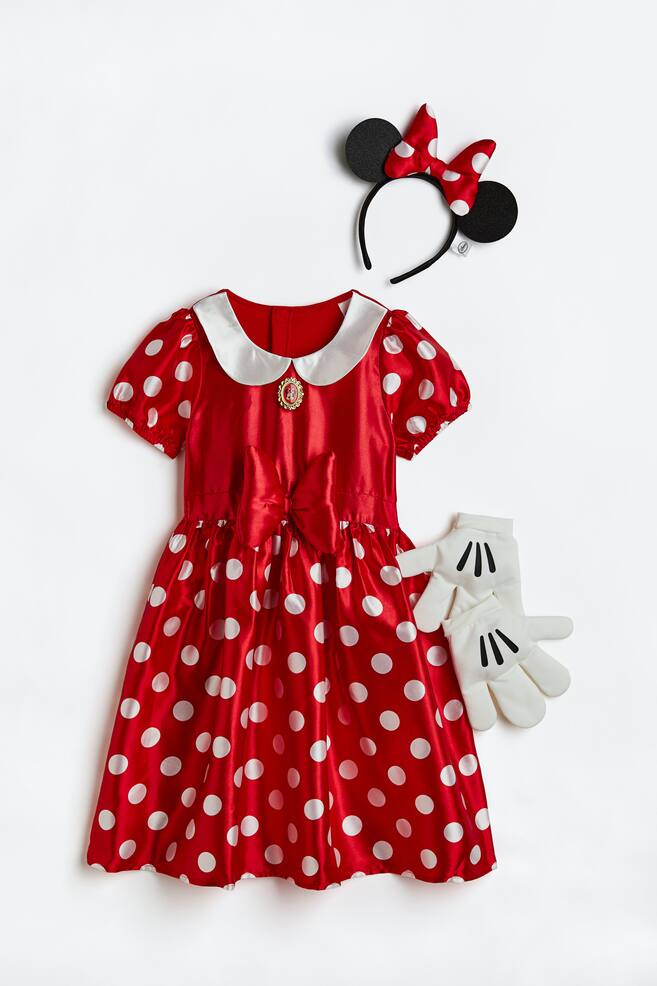 3-delt udklædningssæt - Rød/Minnie Mouse - 4