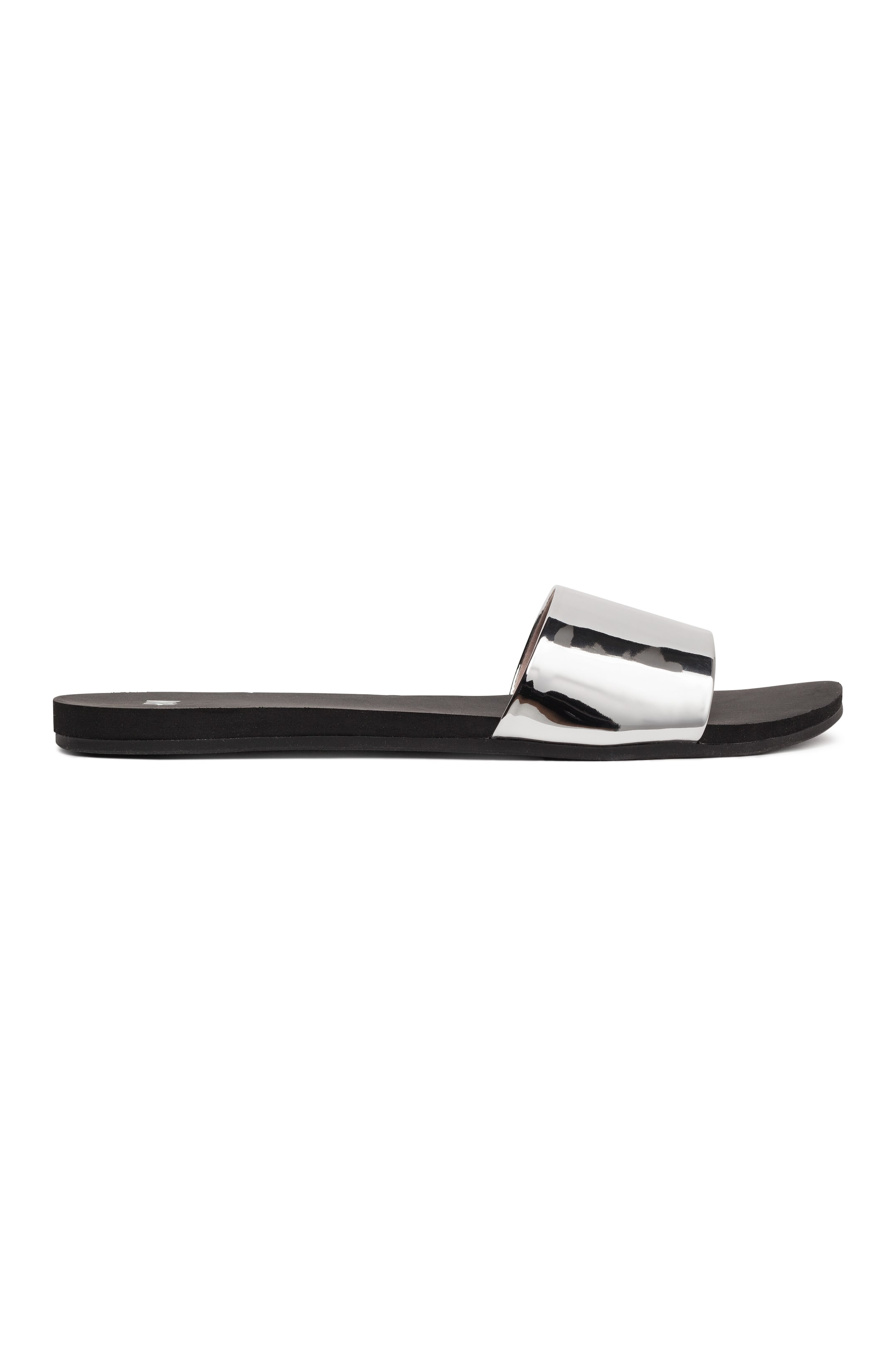 View larger image: Slides - Silver - Ladies | H&M GB 1