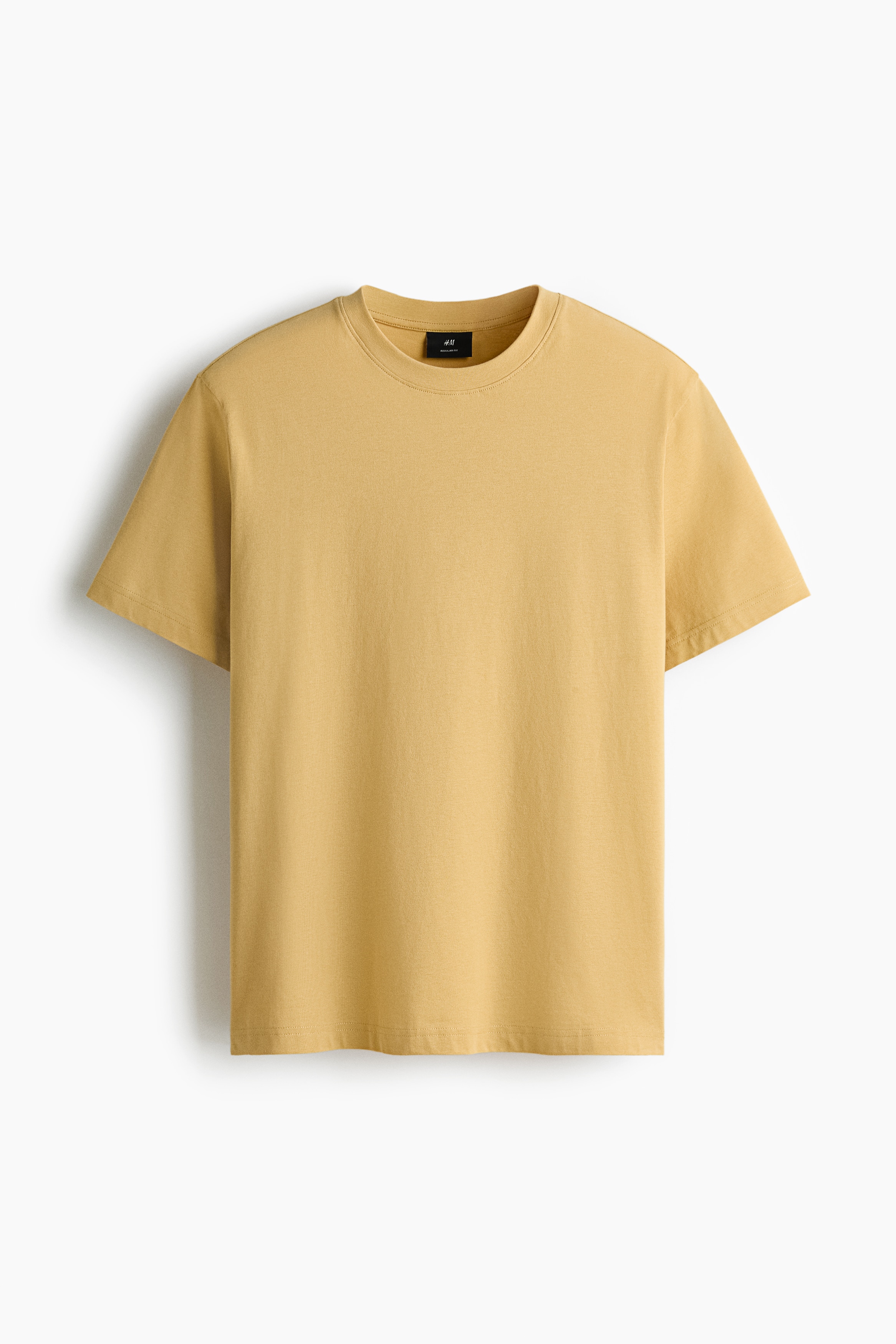 Regular Fit T-shirt - Yellow/White/Black/Burgundy/Pink/Grey marl/Dark grey/Khaki green/Brown/Navy blue/Pink/Dark teal/Light blue/Light purple/Forest green/Orange/Green/Pink/Beige/Purple/Light beige