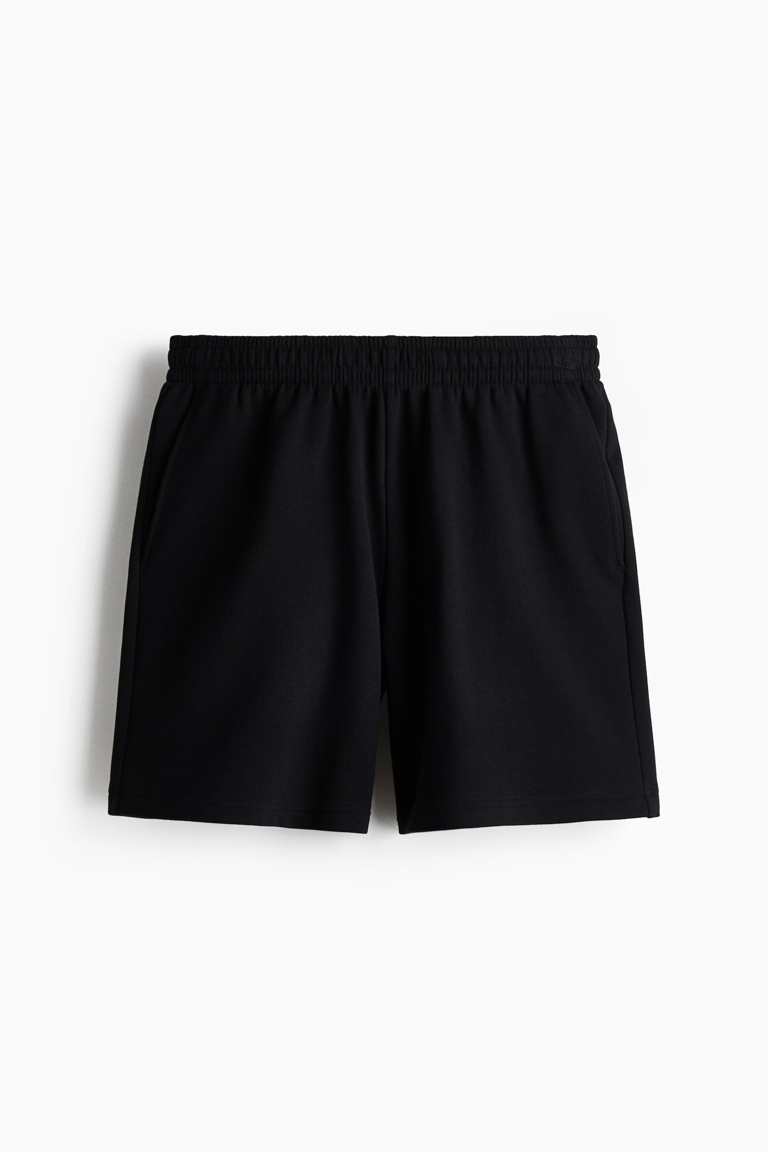 Regular Fit sweatshorts - Black/Light grey marl/Navy blue