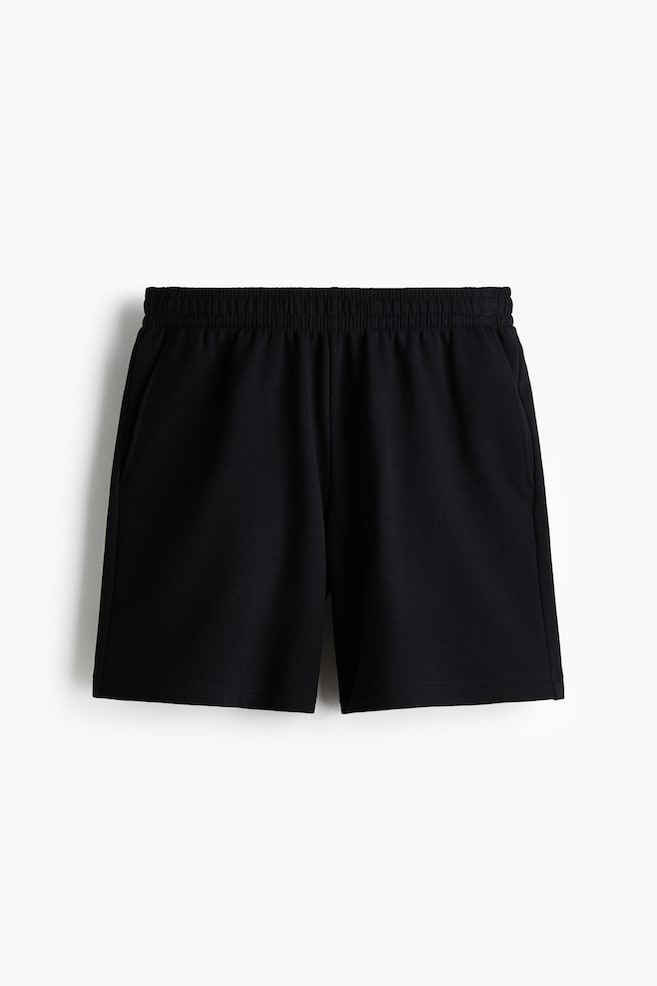 Regular-Fit Sweatshorts - Black/Light gray melange/Gray/Navy blue/Light dusty teal - 1