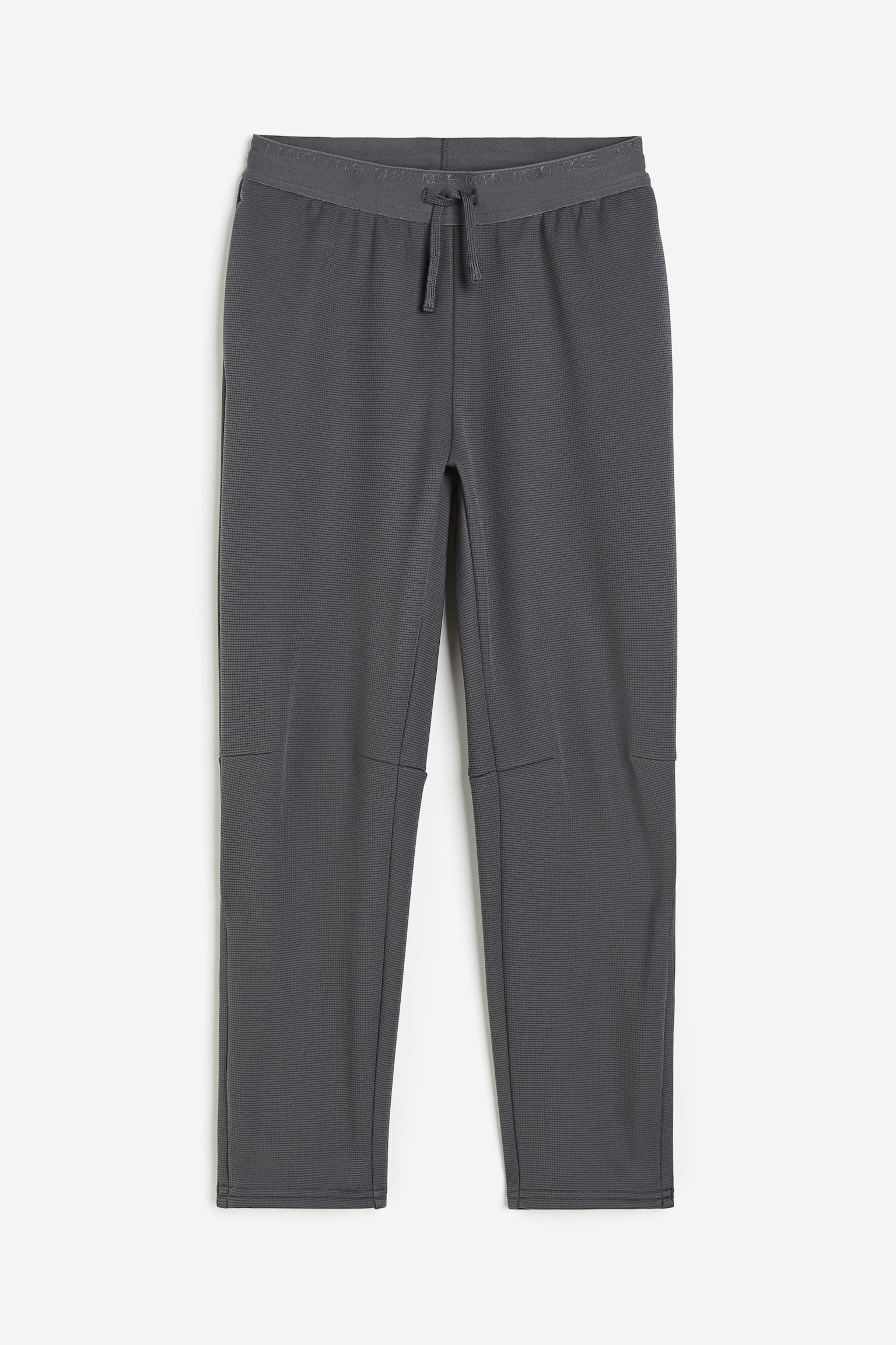 Warm Zip Hem Activewear Joggers - Dark grey - 1