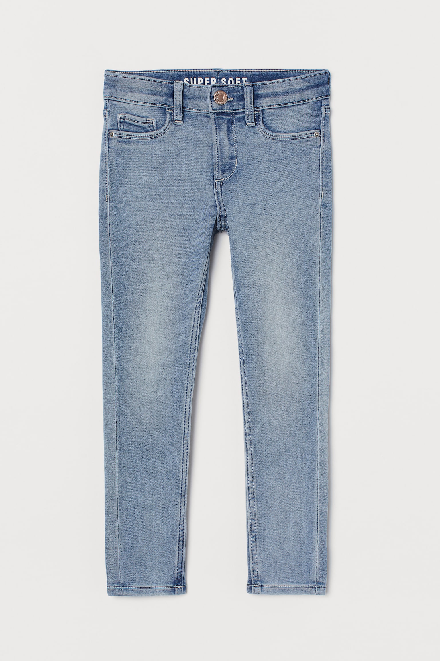 Super Soft Skinny Fit Jeans - Light denim blue