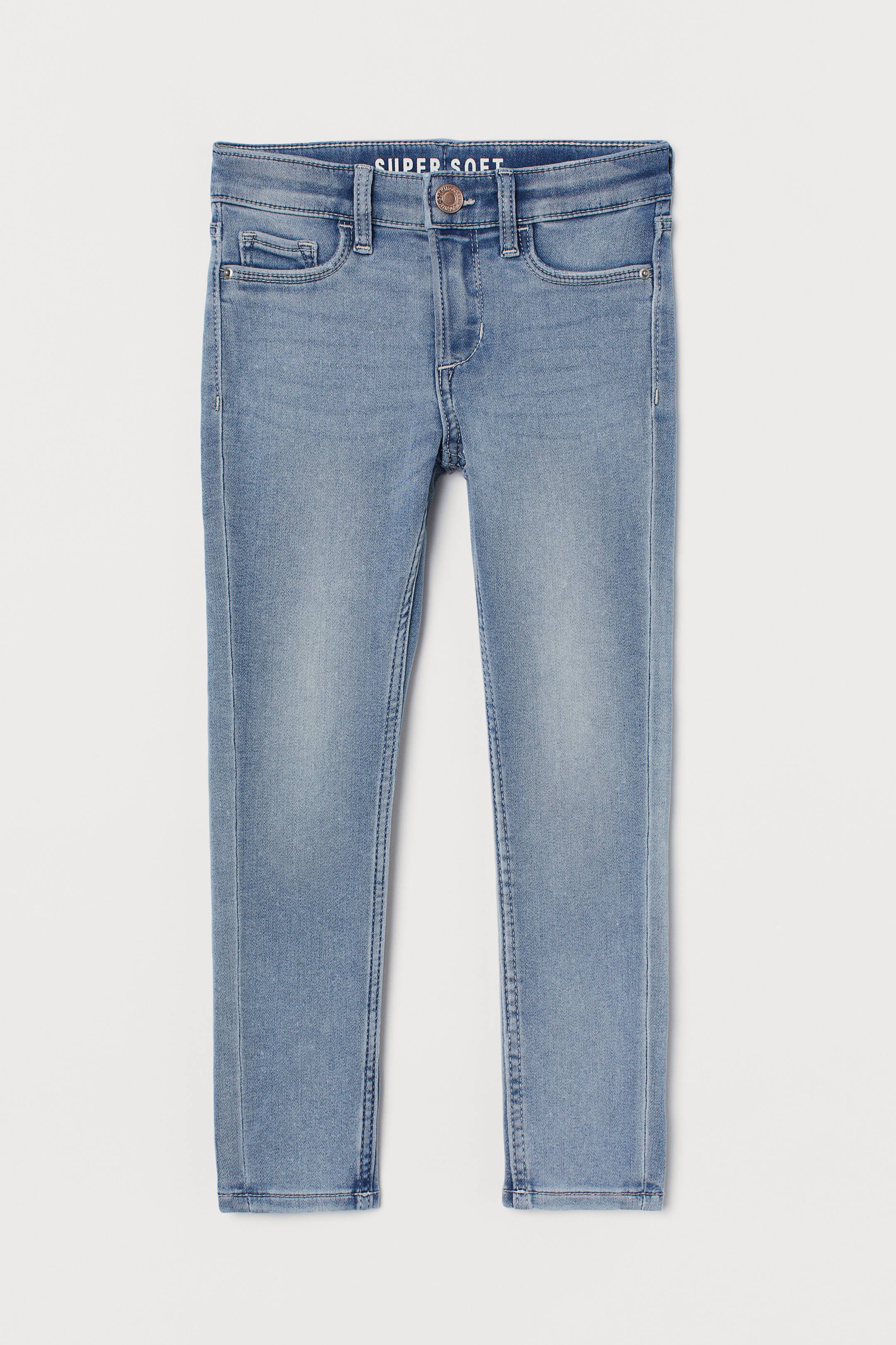 View larger image: Super Soft Skinny Fit Jeans - Light denim blue - Kids | H&M IN 1