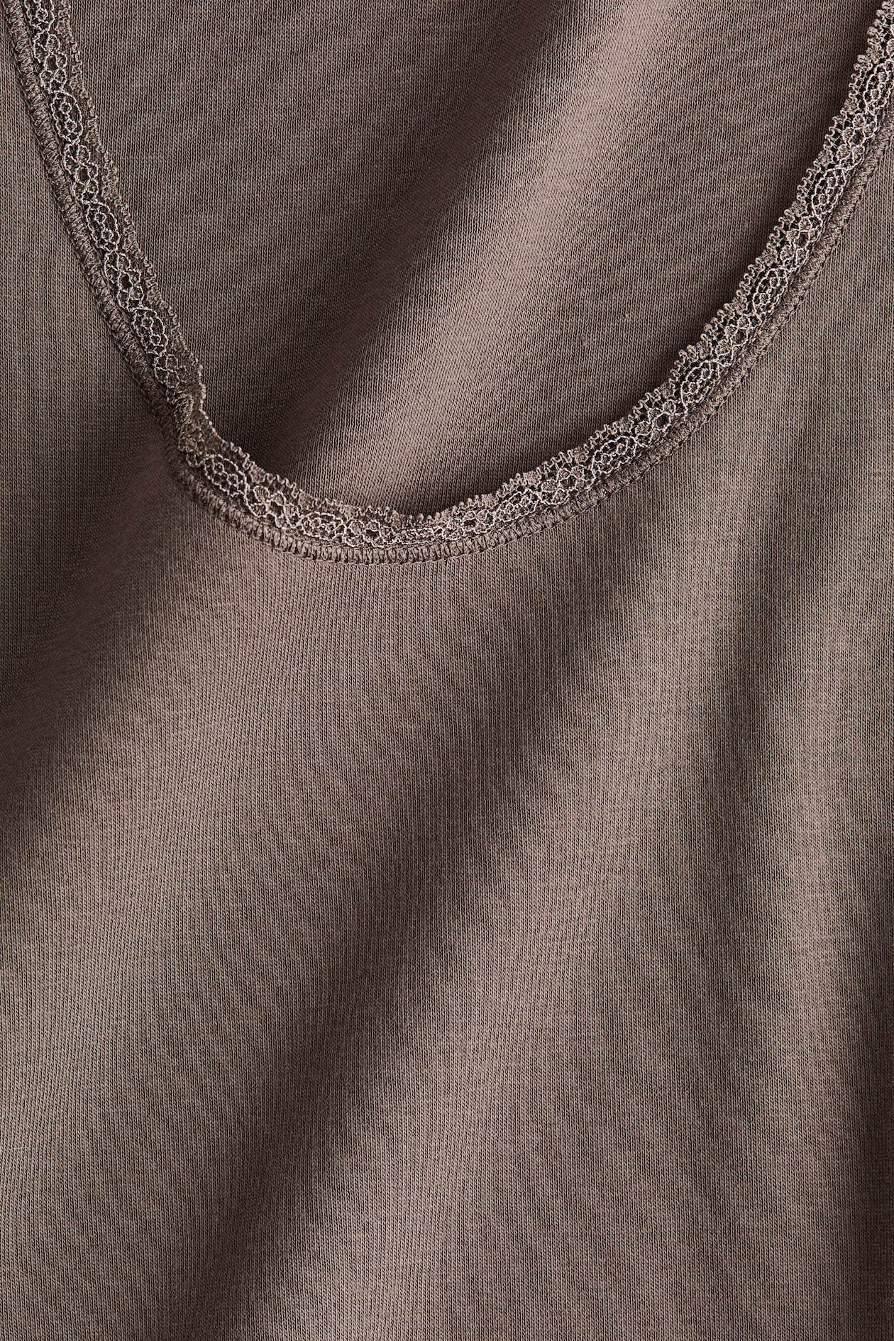 Lace-trimmed vest top - image 2