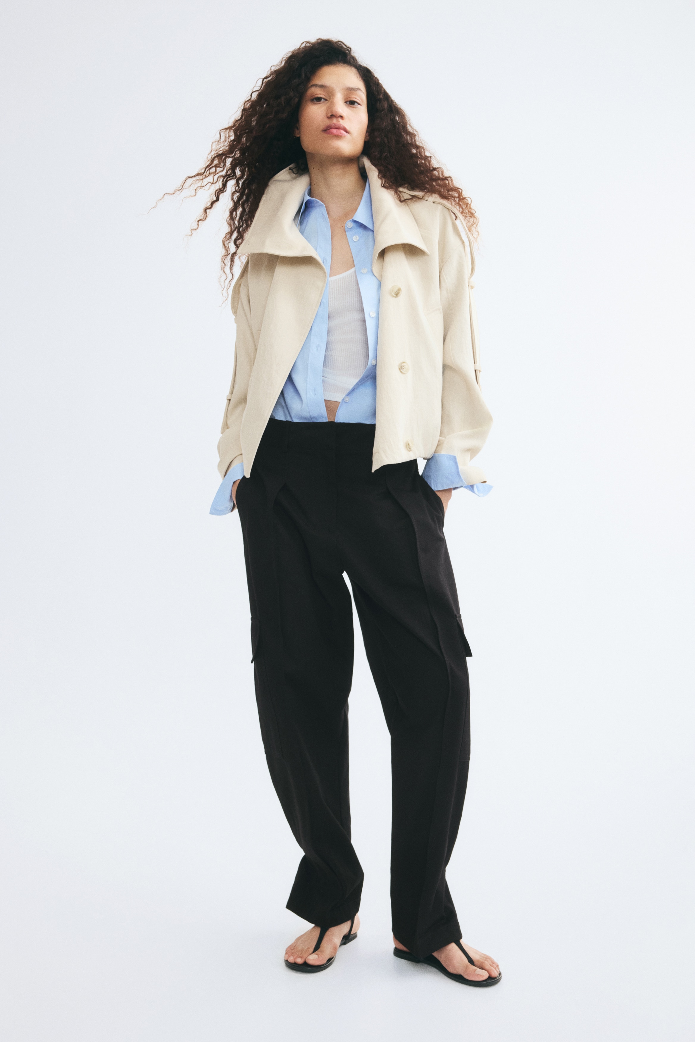 Pantalon barrel cargoModèle