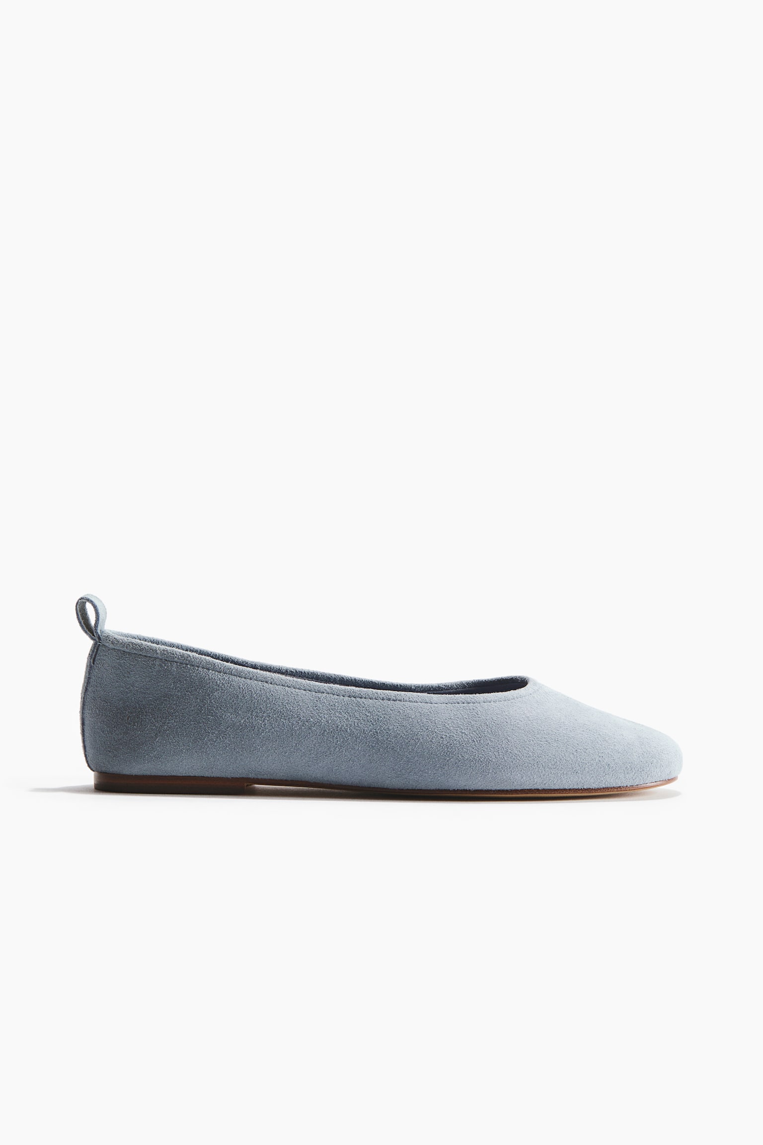 Suede ballet flats - Light dusty blue/Dusty beige/Brown/Dark khaki green - 3