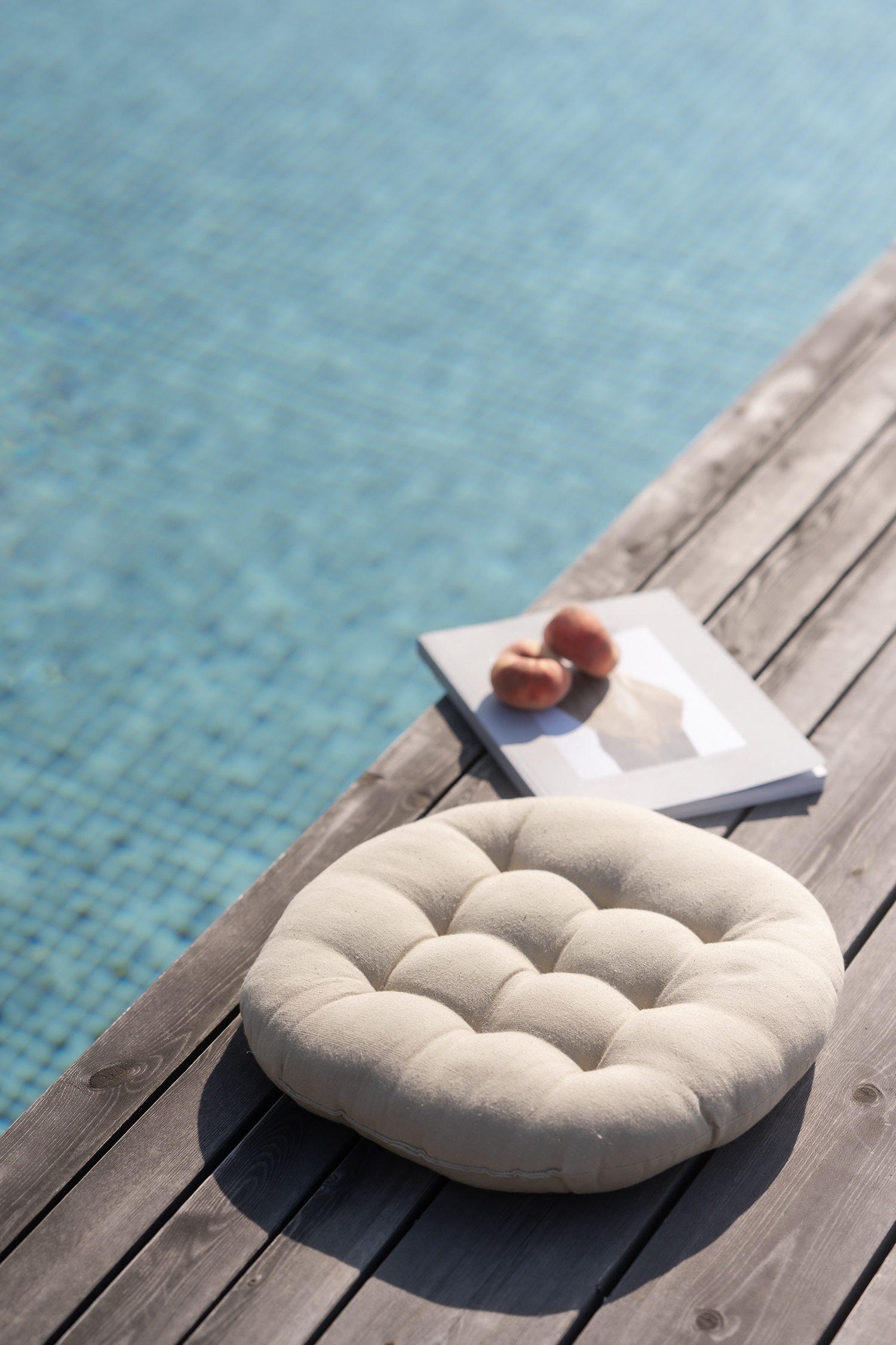 Coussin De Chaise Louie 2p - Beige/Gris/Vert Mousse