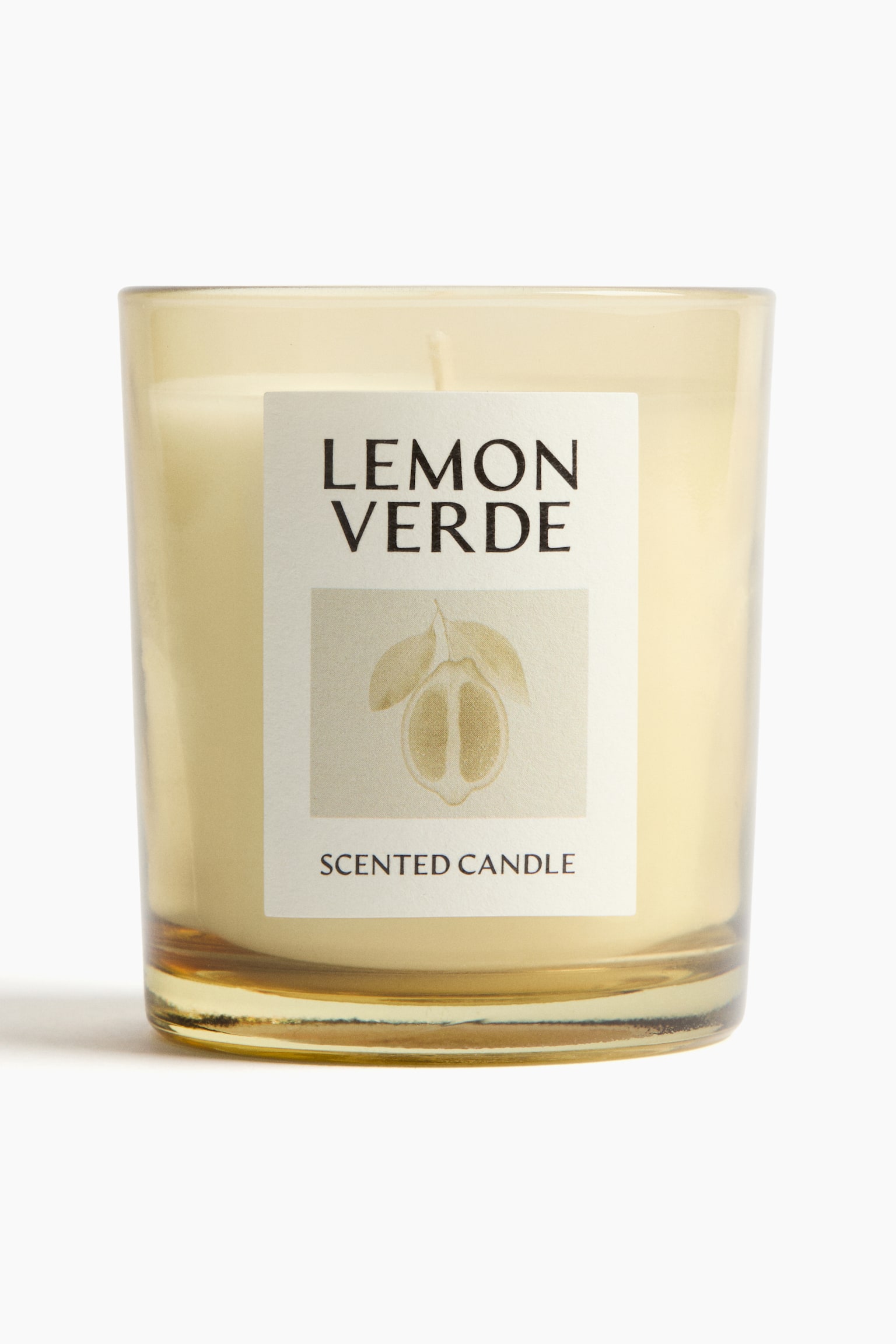 Scented candle in a glass holder - Lemon Verde/Minted Fig/Vanilla Patchouli/Eucalyptus Mist