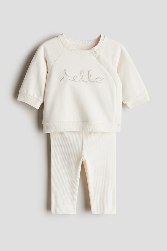 Детские топы H&M 2-piece Cotton Set