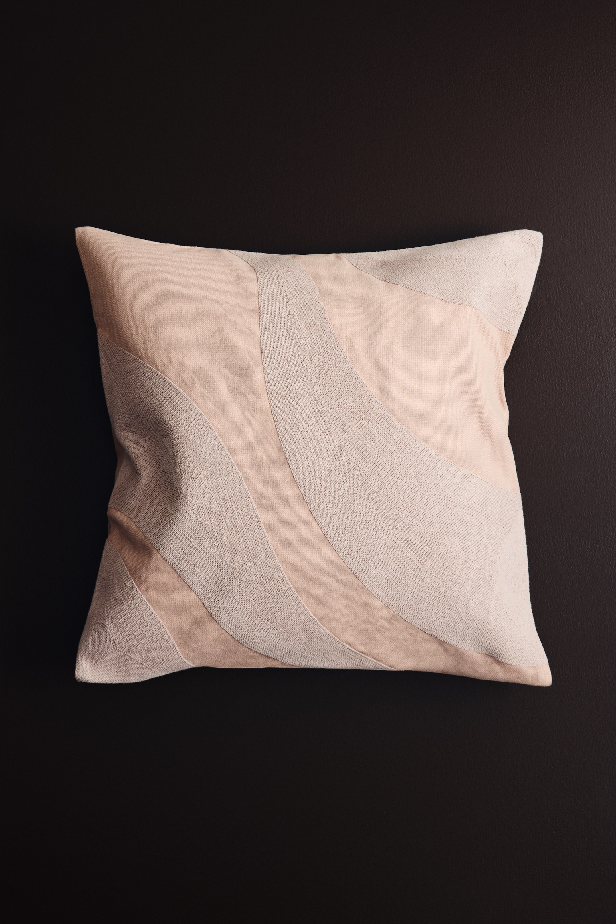 View larger image: Embroidered Cushion Cover - Light dusty pink - Home All | H&M CA 1