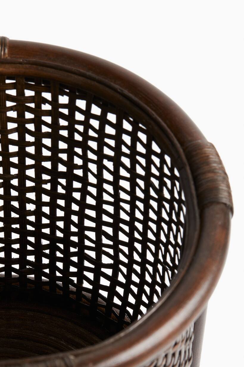 Brown Large Rattan Plant Pot Holder at H&M Home | H&M US