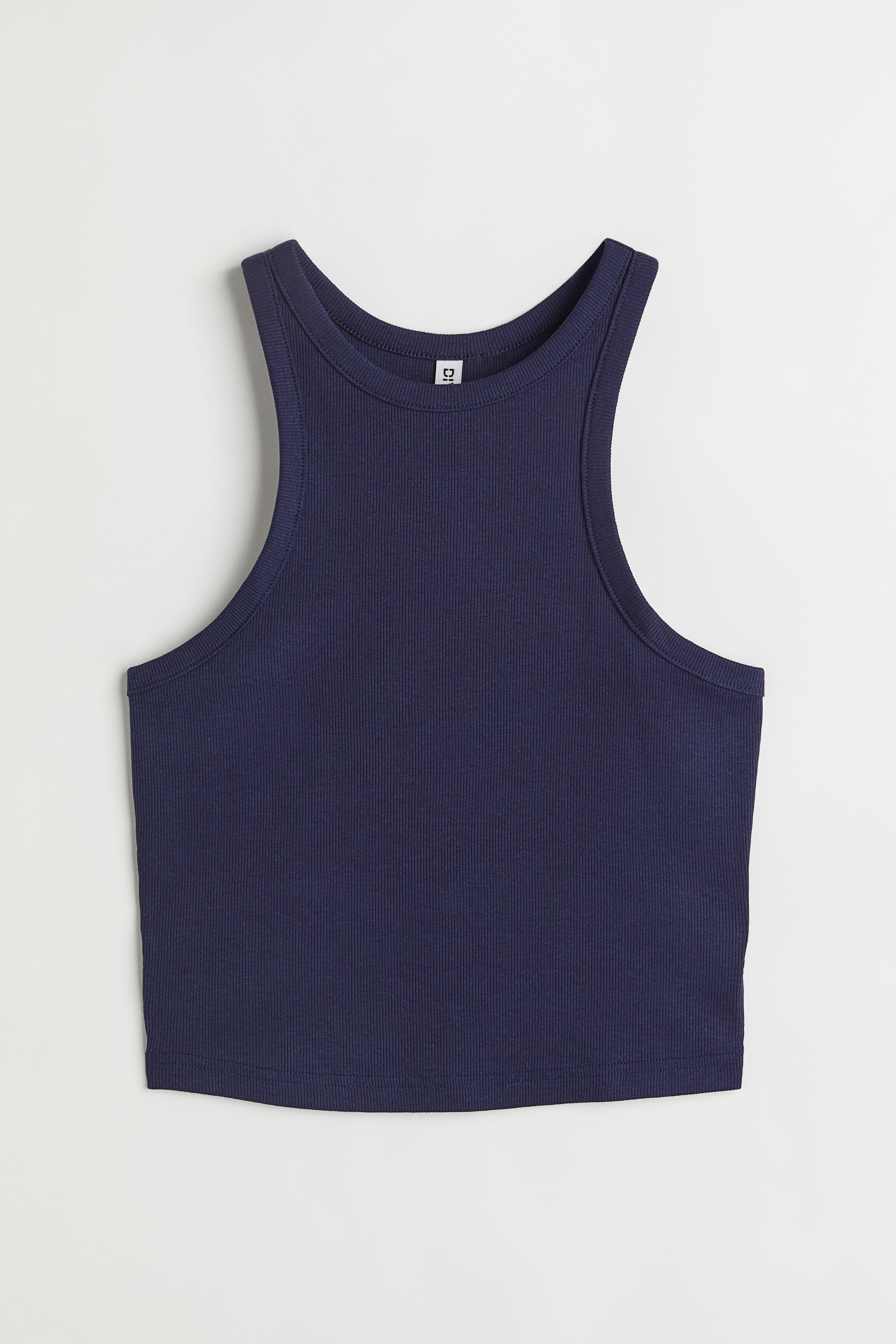 H&m ribbed tank best sale