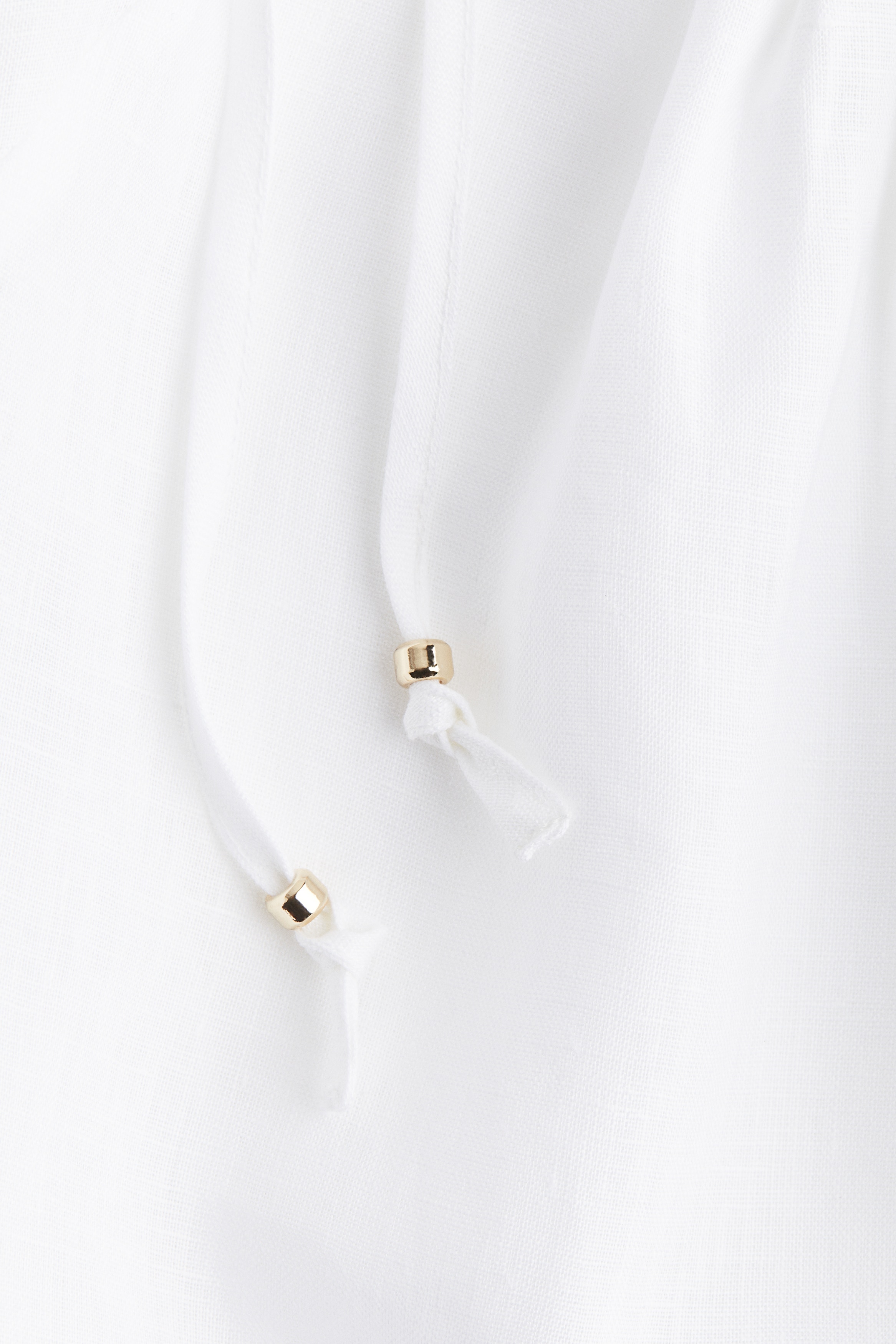 Linen tie-strap top