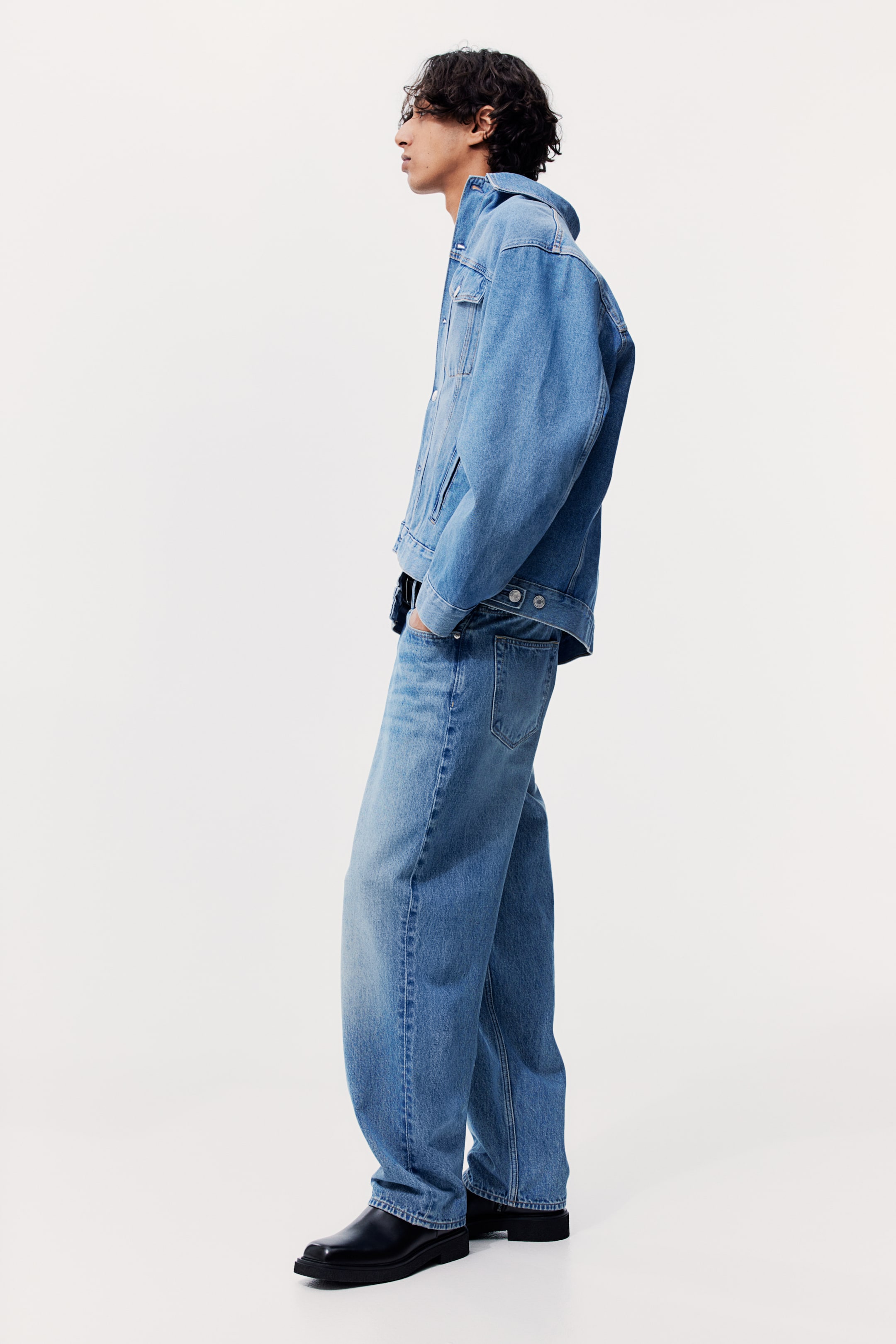 Loose Jeans - Denim blue - Men | H&M GB 2