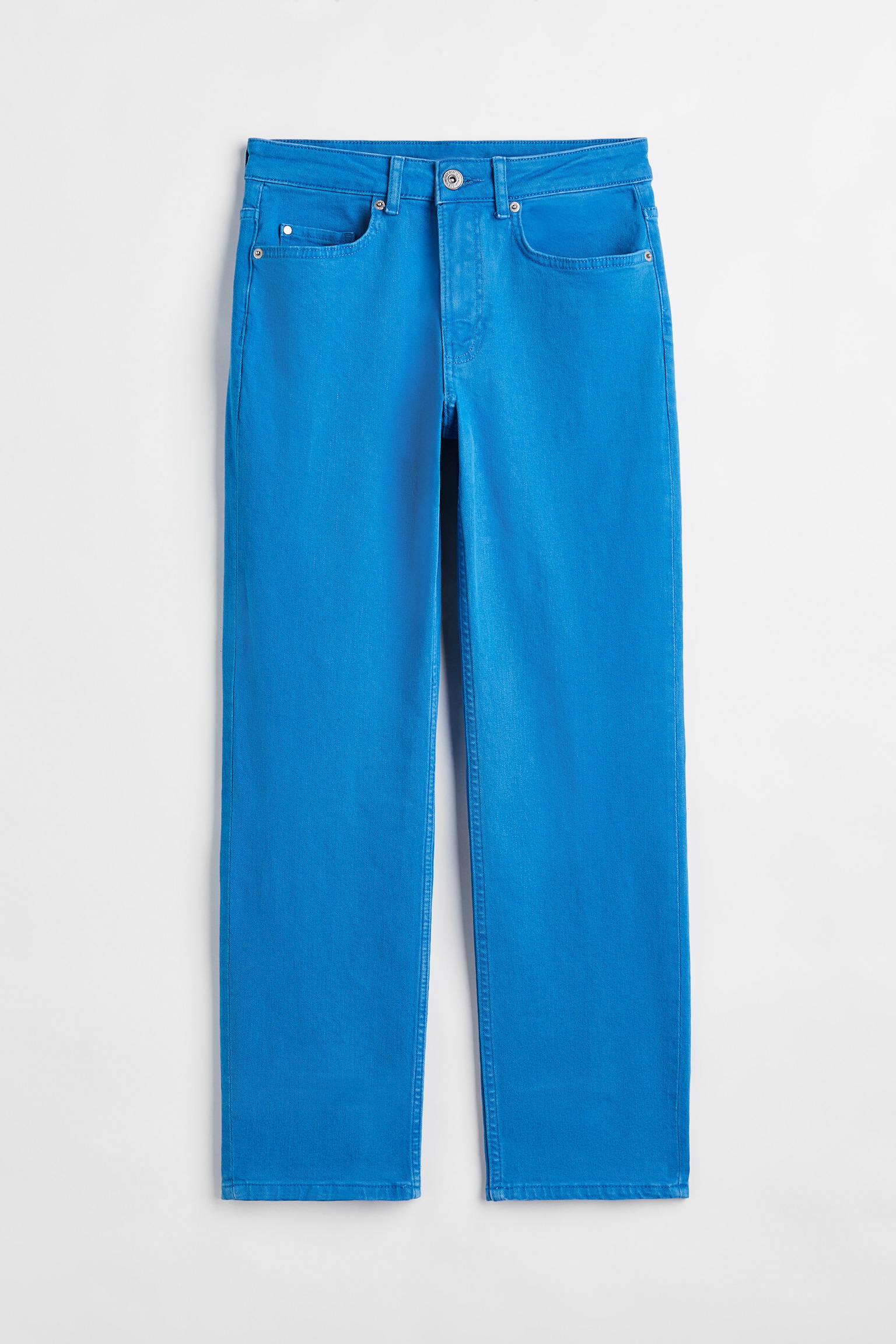 Straight Regular Ankle Jeans - Blue/Dark denim grey/Light blue/Black/Cream/Dark denim blue/Light denim blue/Grey - 1