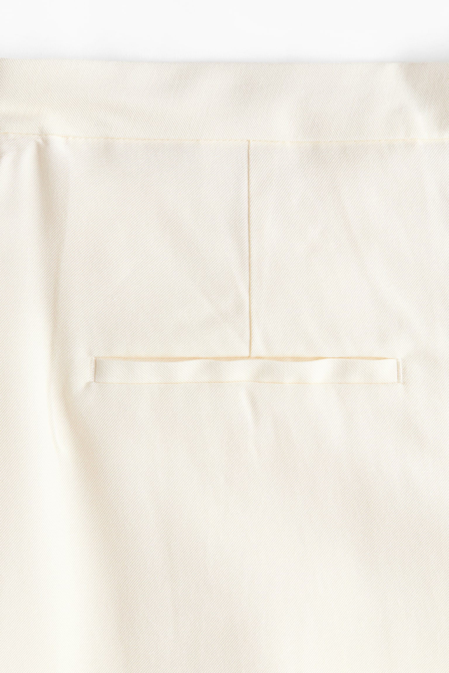 Pantalon à jambes ballon avec détails croisés - Crème/Brun foncé - 4