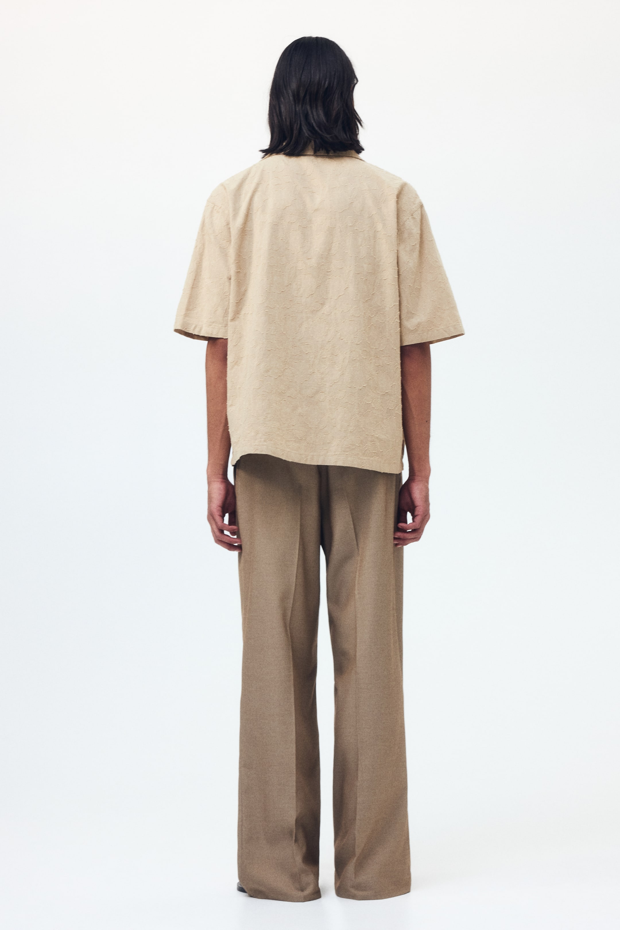 Relaxed-Fit Textured Resort Shirt