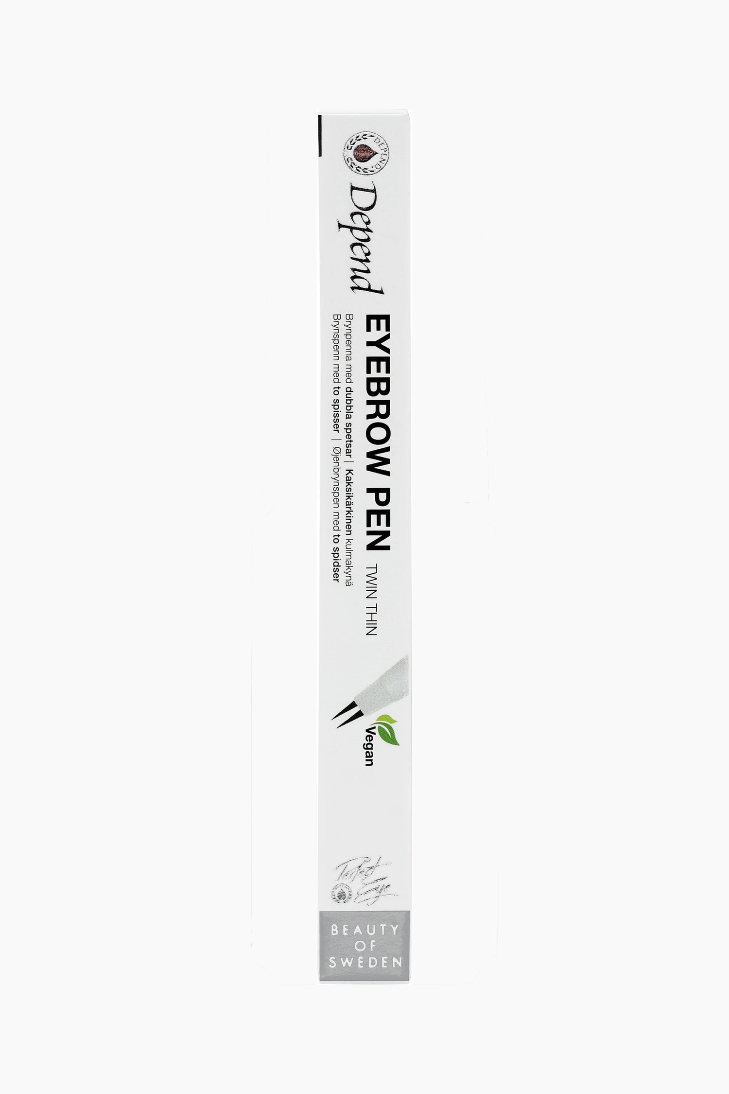 Depend - Twin Thin Eyebrow Pen - Grafit