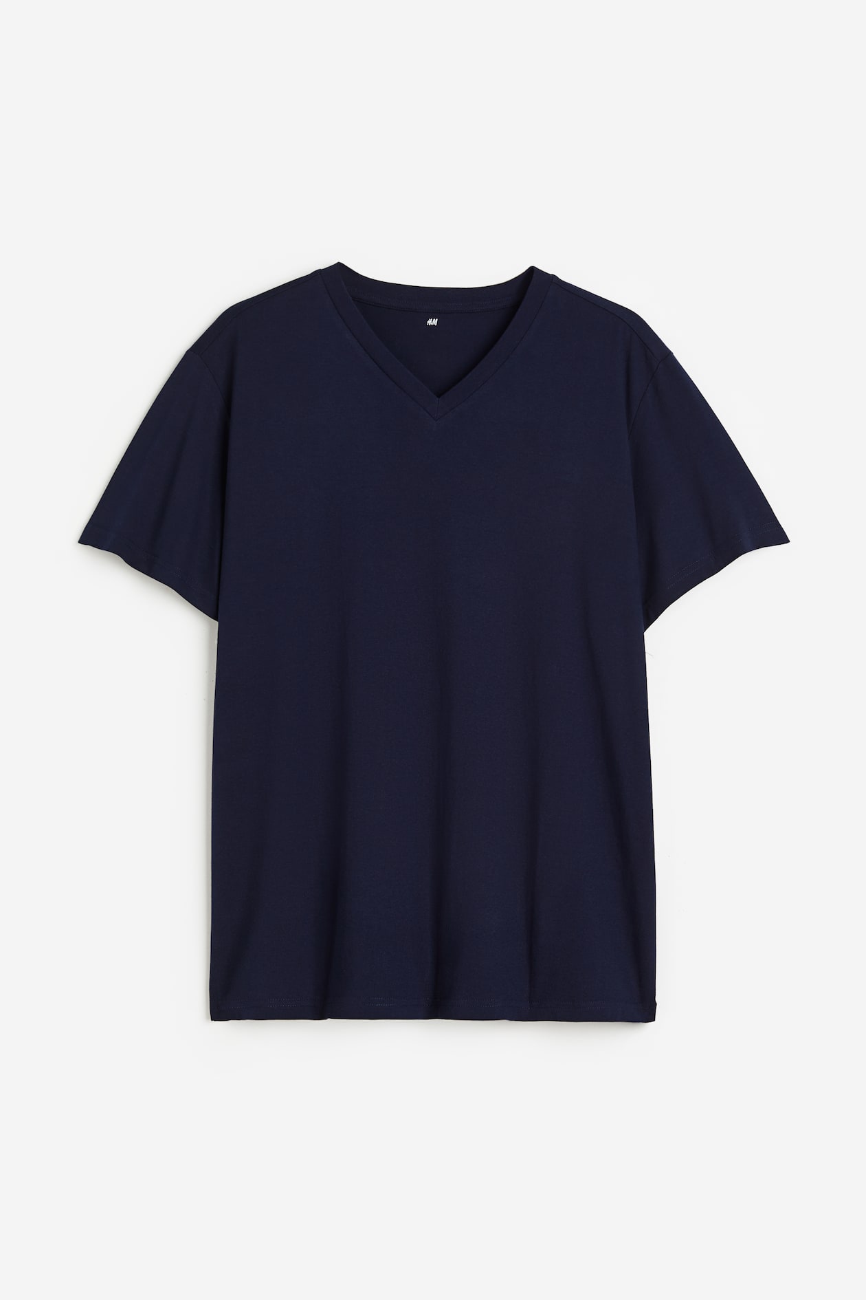 Regular Fit V-neck T-shirt - Dark blue - Men | H&M US