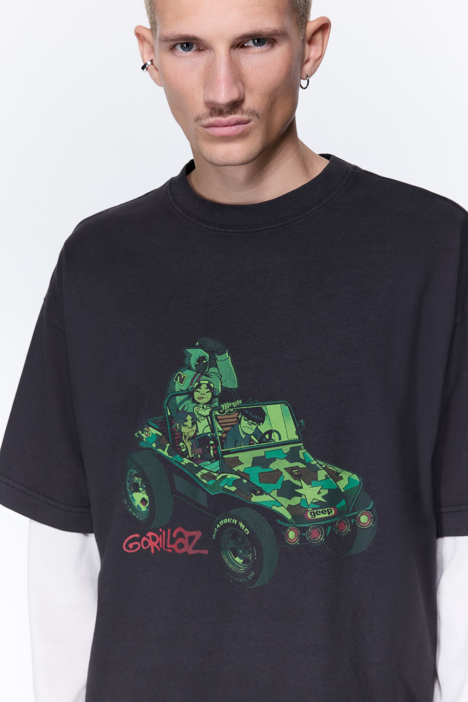 T-shirt Oversized Fit - Czarny/Gorillaz/Czarny/The Notorious B.I.G. - 4