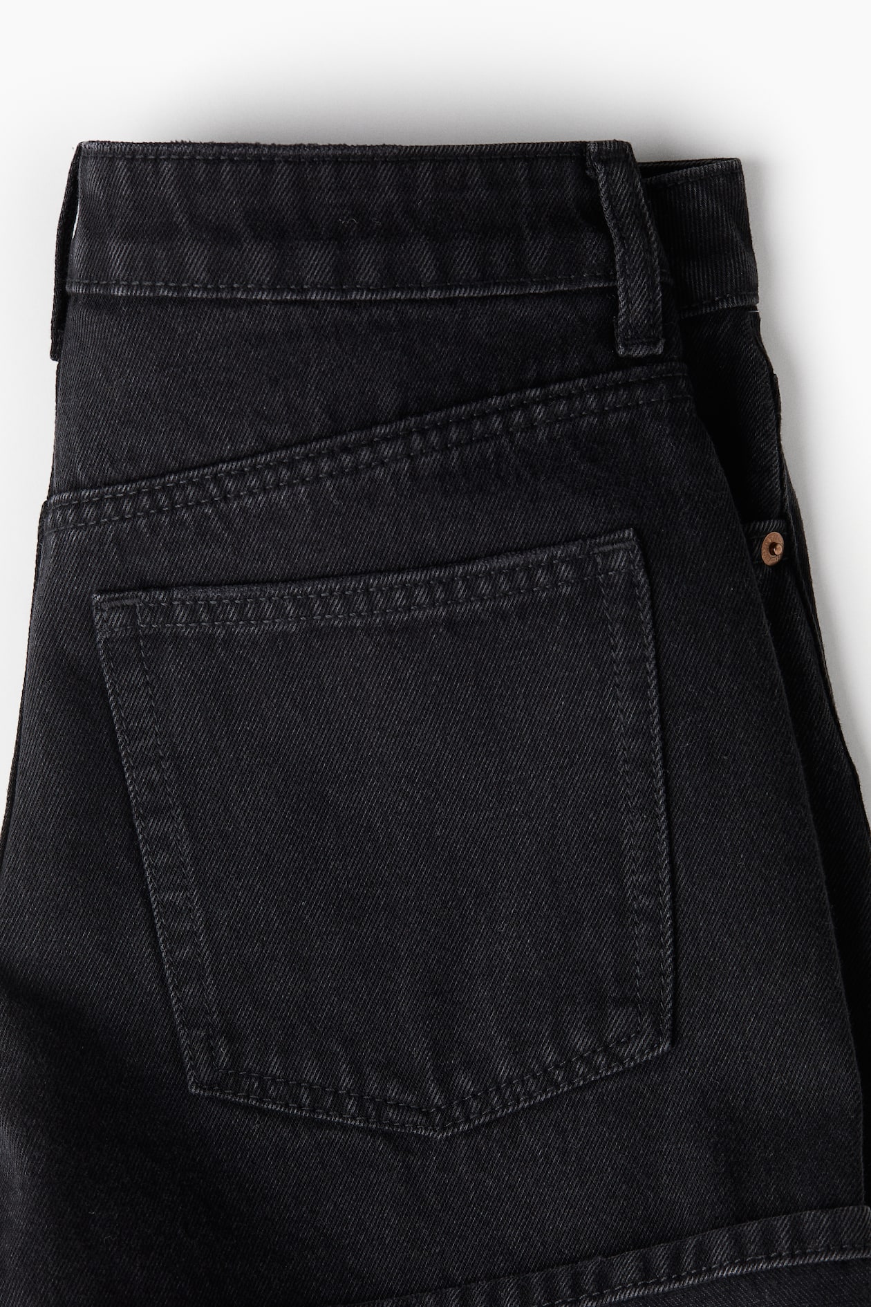 High Waist Denim Shorts - image 4